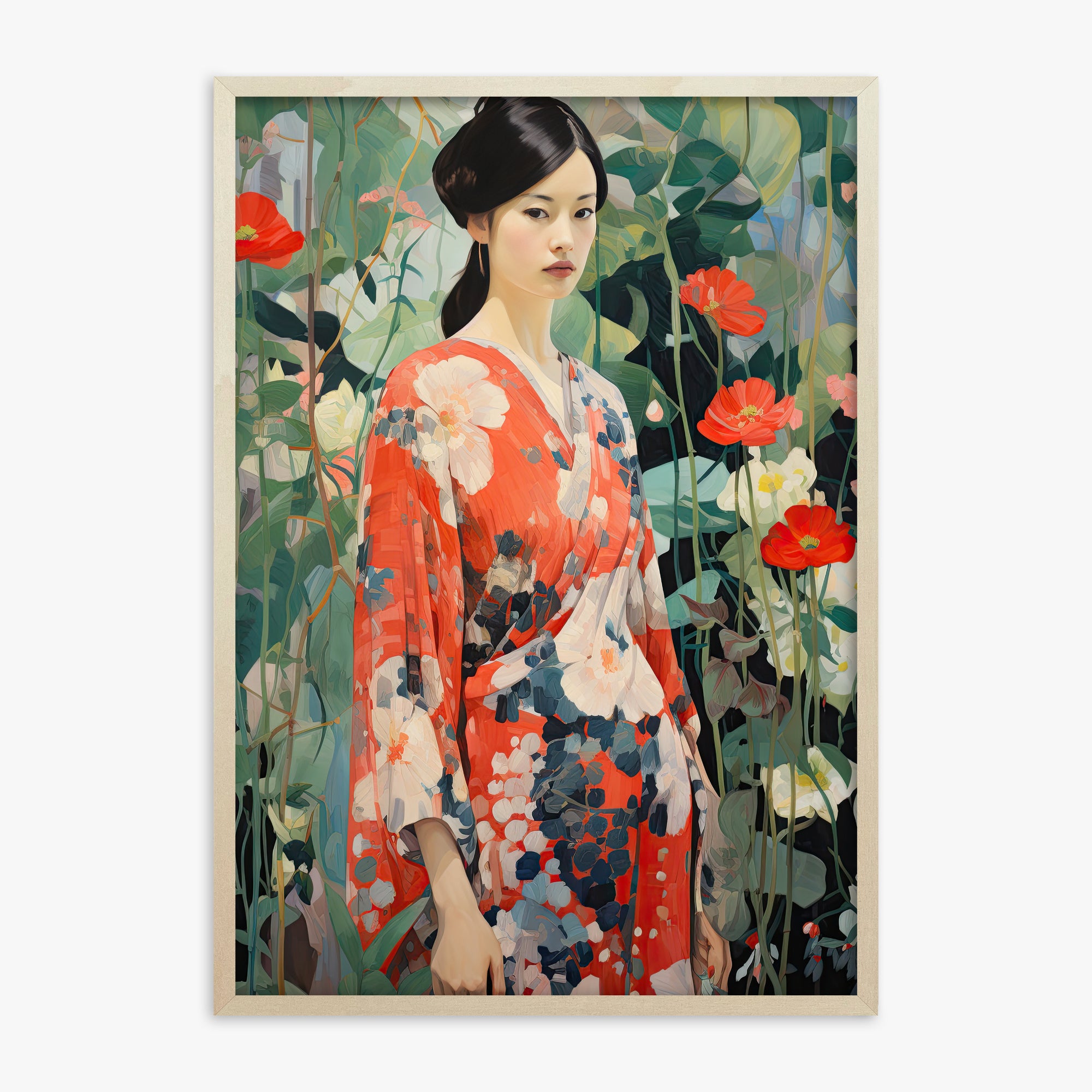 Kimono del giardino dei papaveri