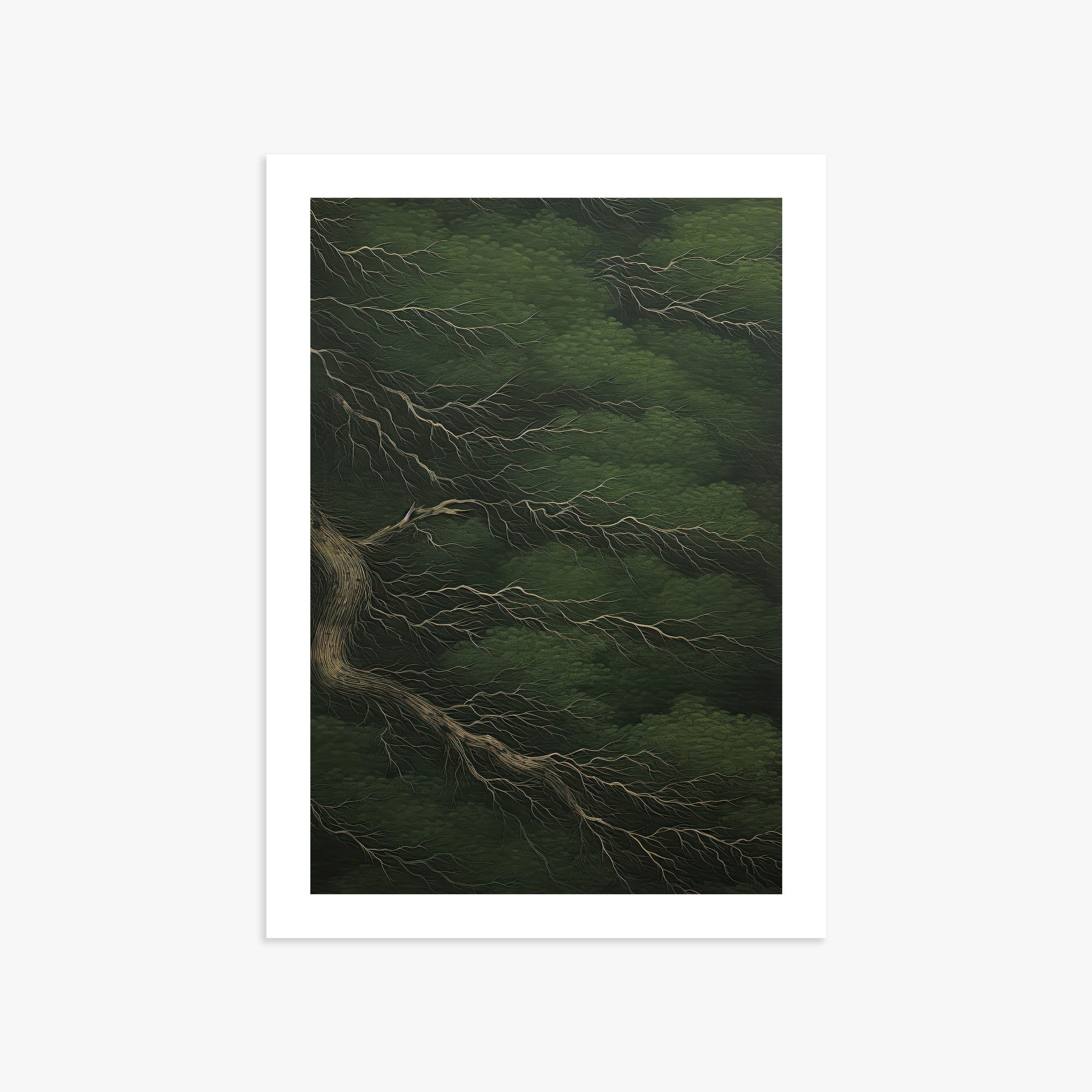 Emerald Canopy, 50x70cm Poster Unframed