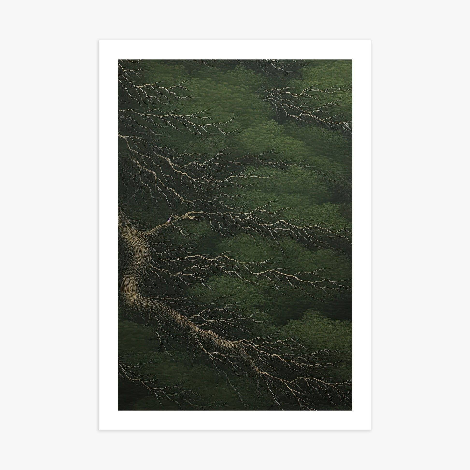 Emerald Canopy, 70x100cm Poster Unframed