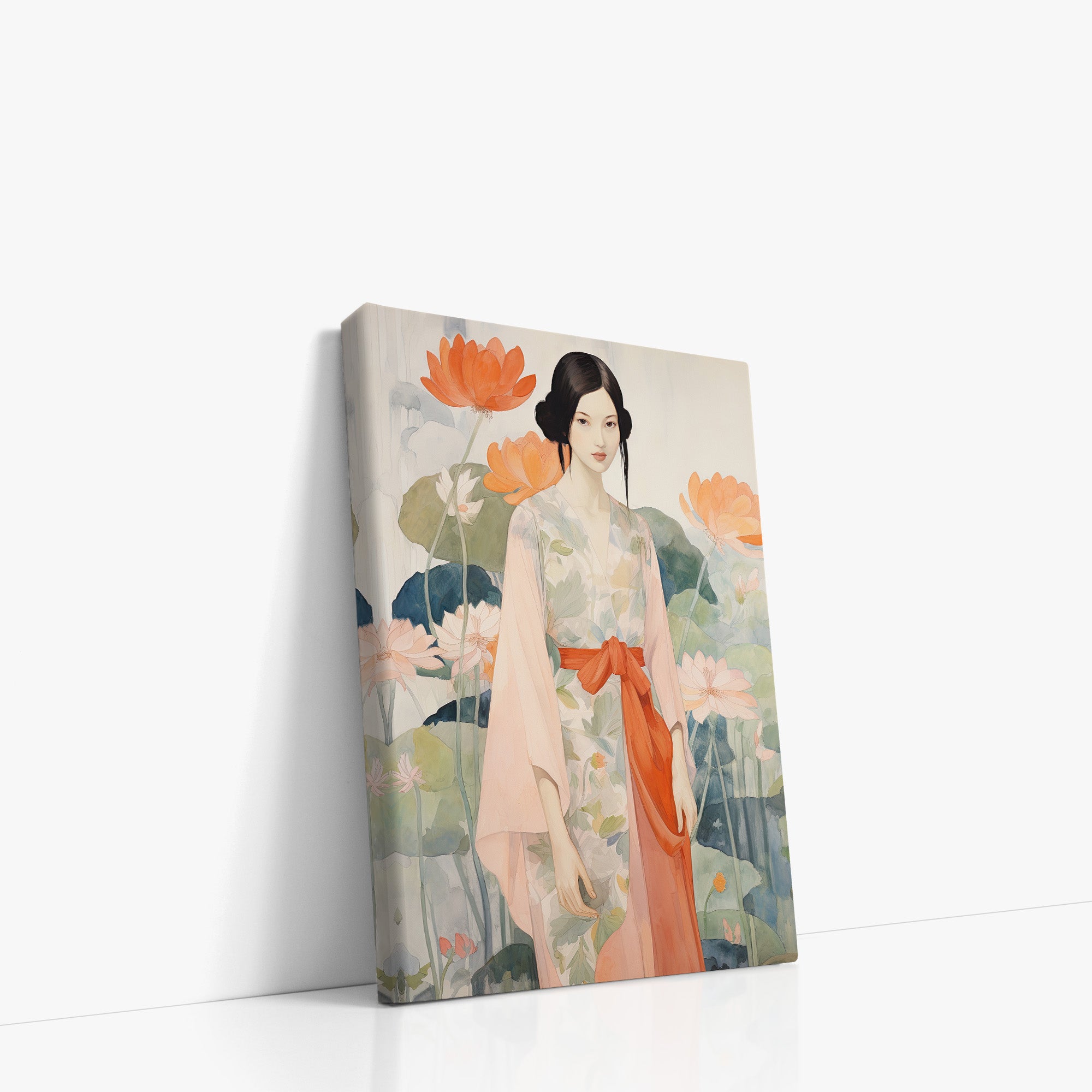 Jeune fille du jardin du Lotus
