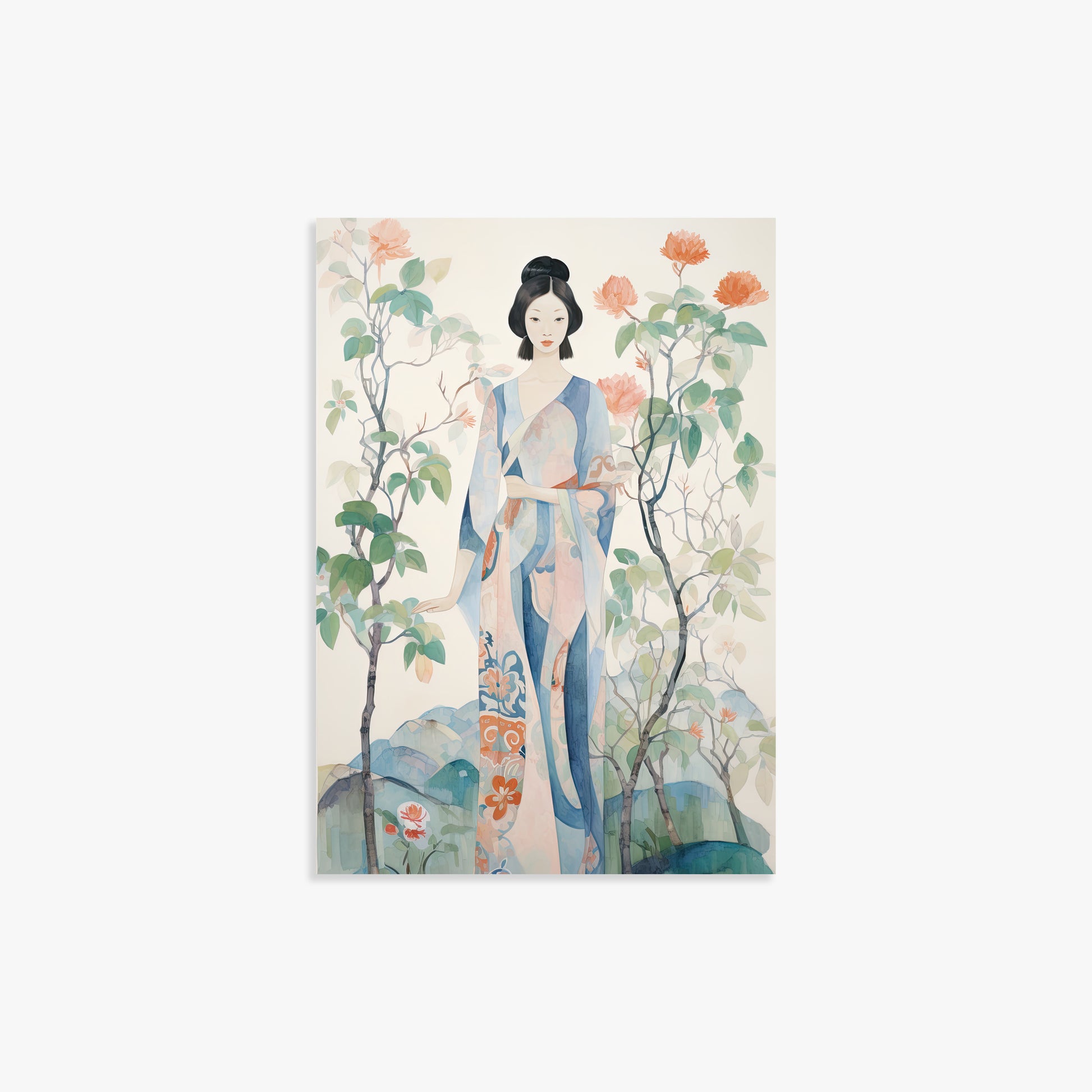 Blossom Garden Serenity, 21x30cm Poster Unframed
