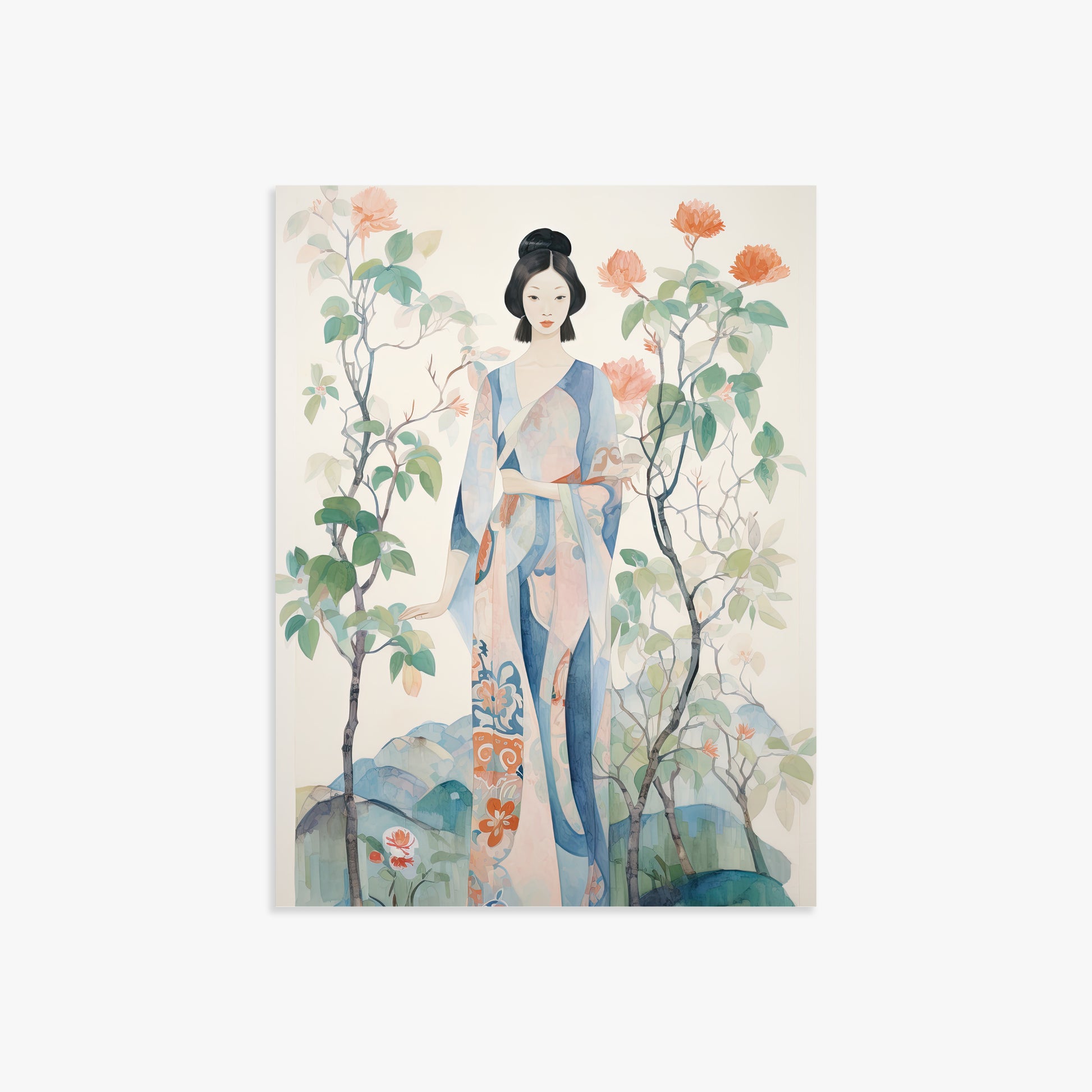 Blossom Garden Serenity, 30x40cm Poster Unframed