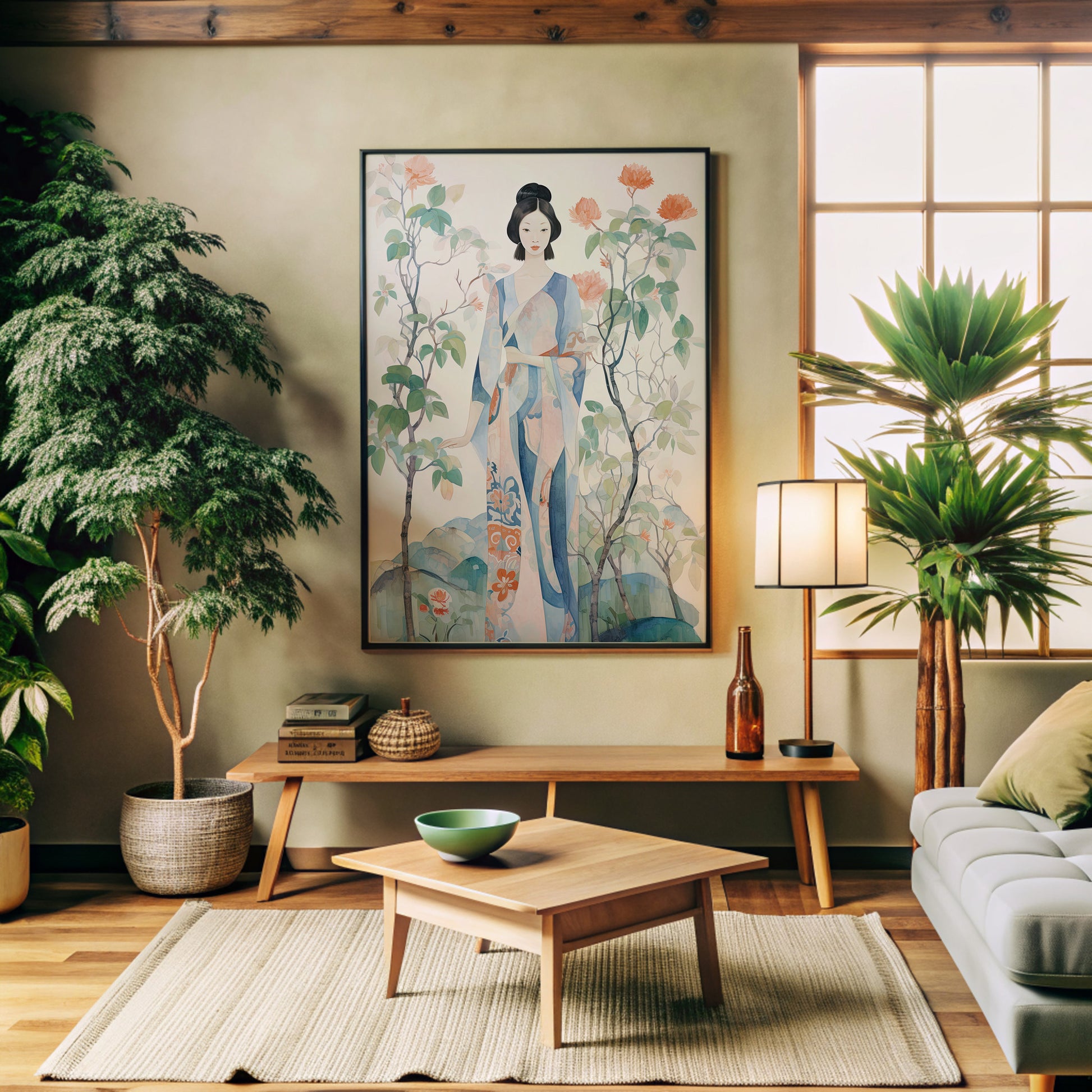Design Concept No. 32 for Blossom Garden Serenity Modern Poster Art
