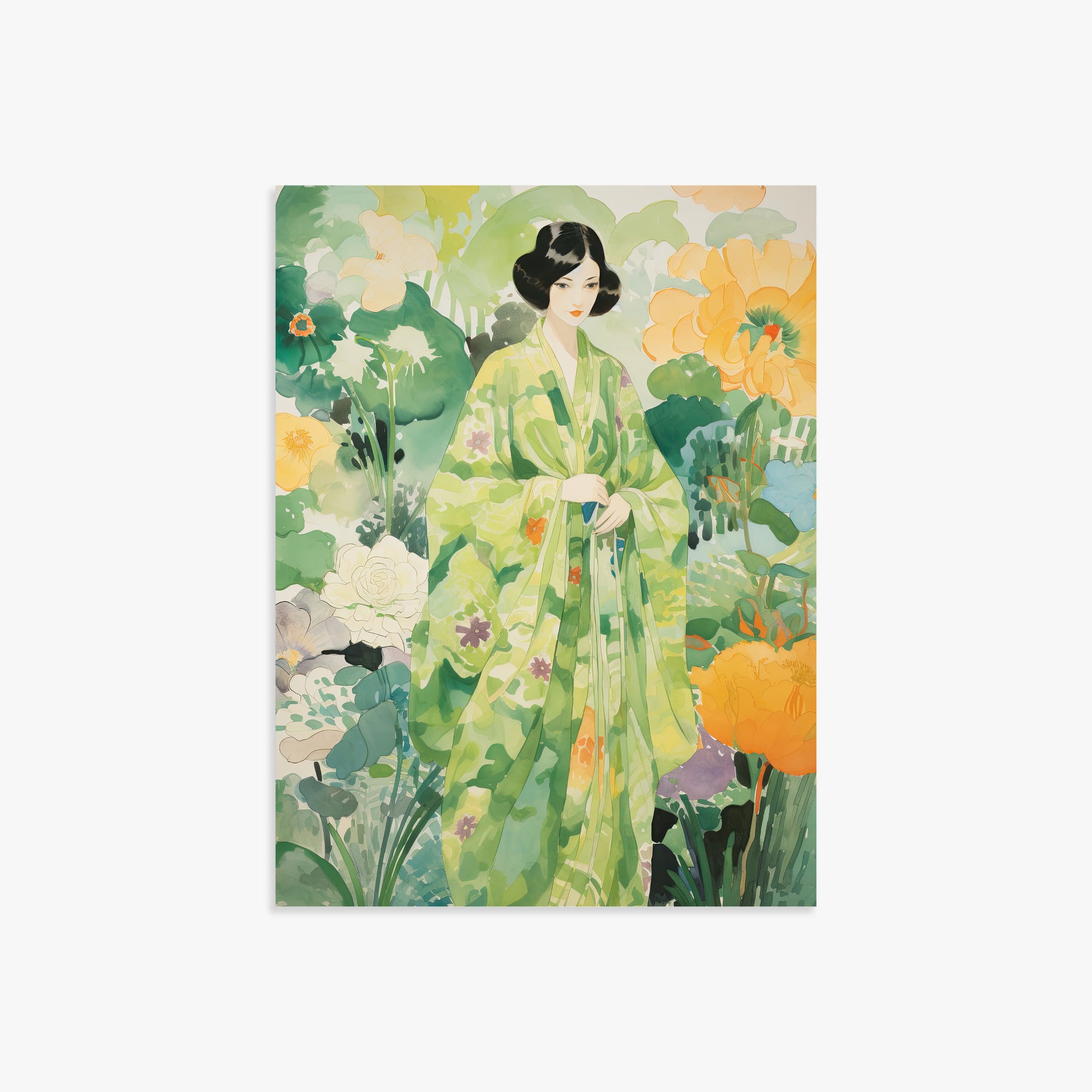 Jade Garden Serenity, 30x40cm Poster Unframed