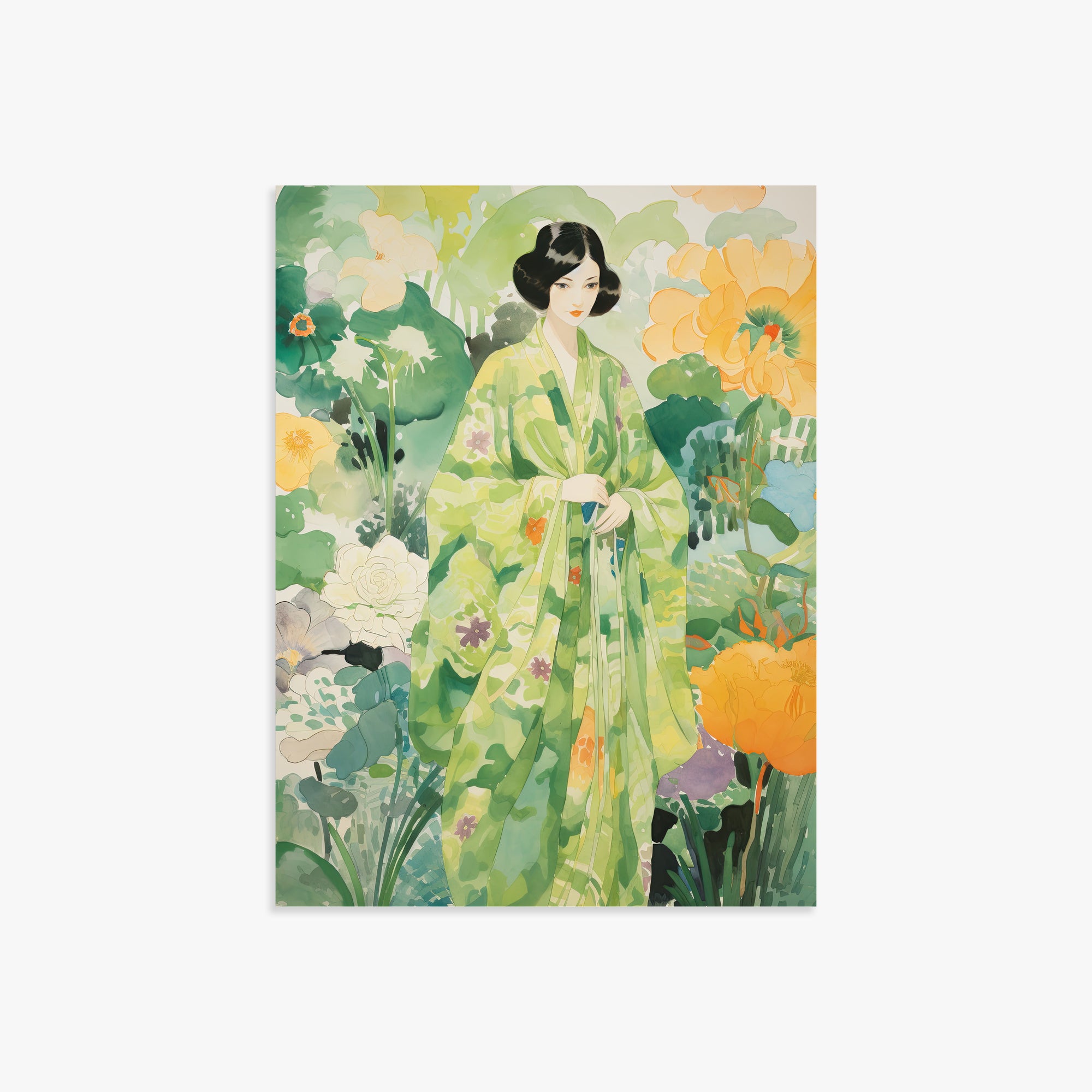 Jade Garden Serenity, 30x40cm Poster Unframed