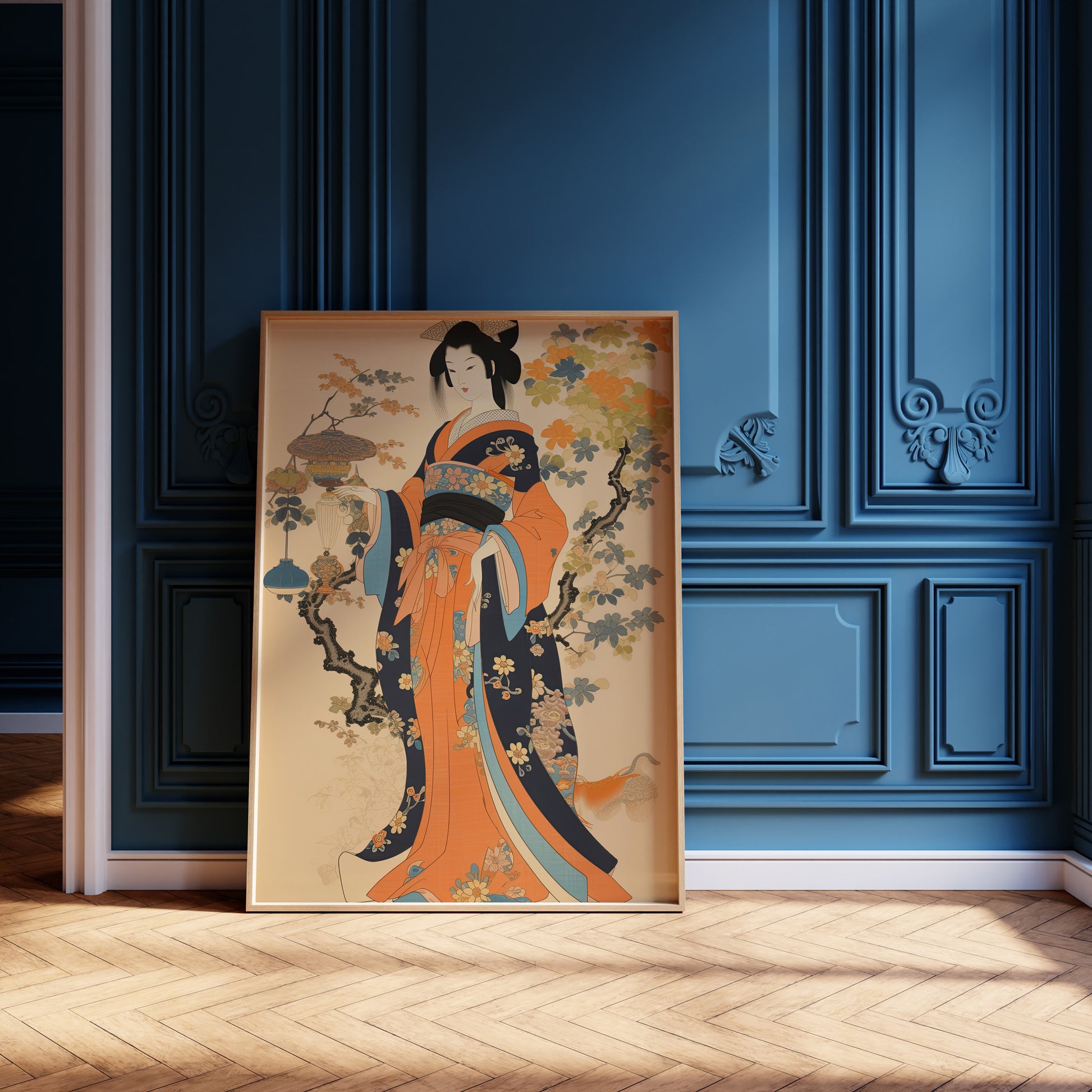 Design Concept No. 12 for Blossom Garden Elegance Modern Poster Art