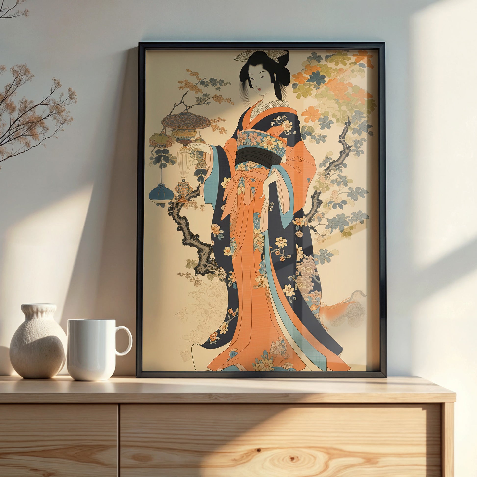 Design Concept No. 22 for Blossom Garden Elegance Modern Poster Art