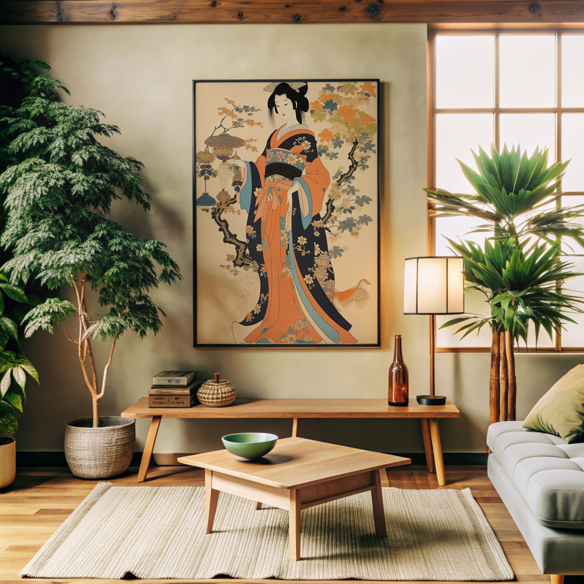 Design Concept No. 32 for Blossom Garden Elegance Modern Poster Art