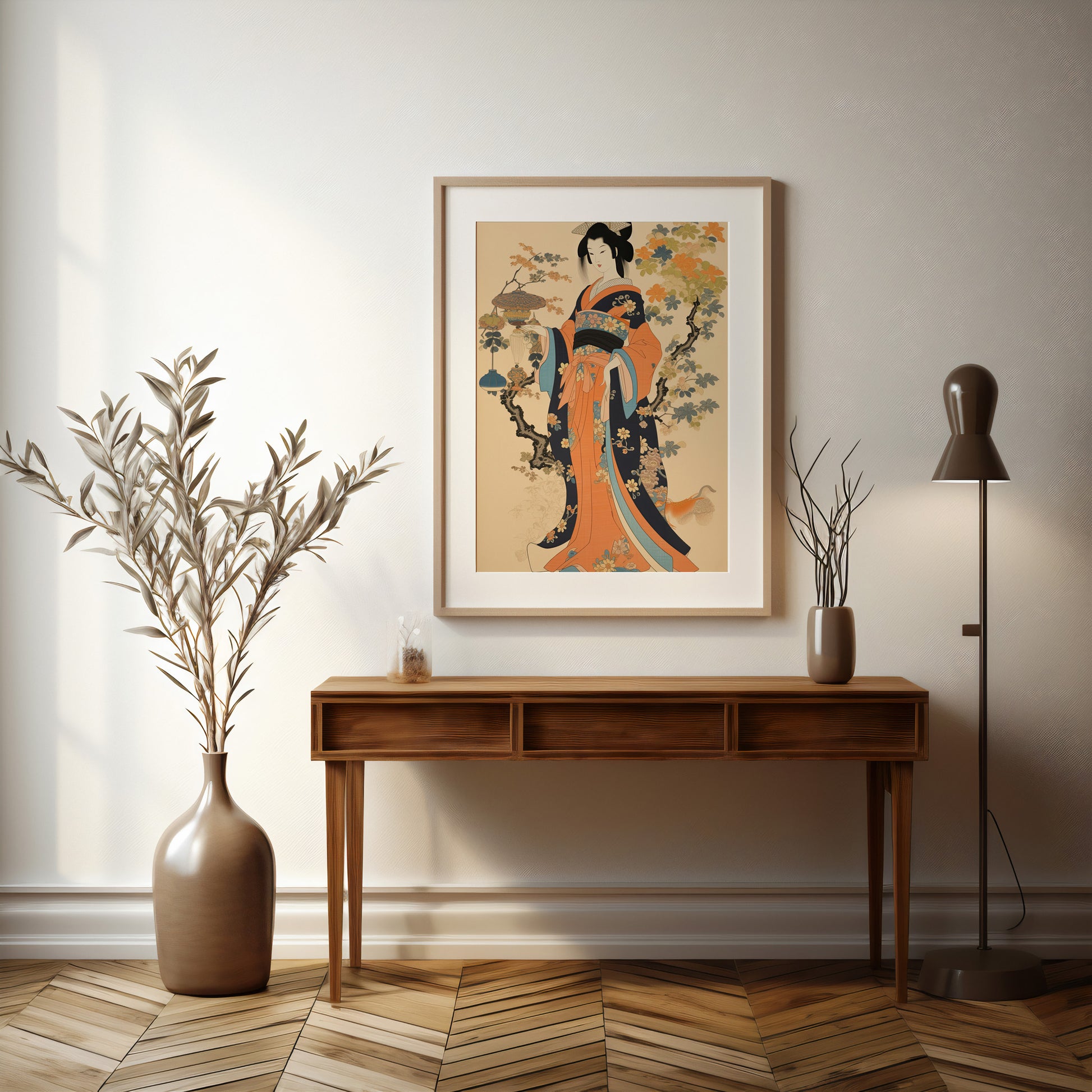 Design Concept No. 37 for Blossom Garden Elegance Modern Poster Art