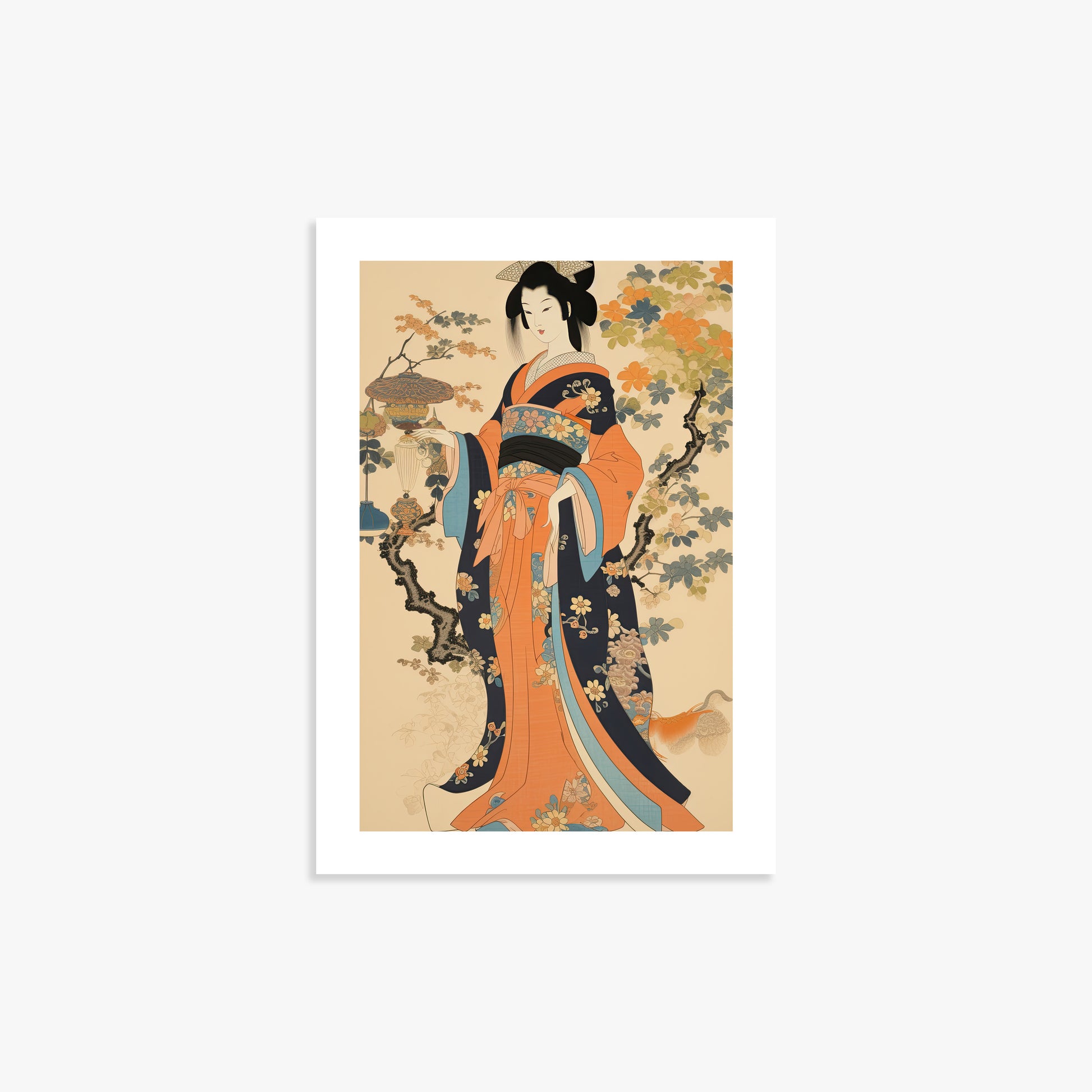 Blossom Garden Elegance, 21x30cm Printed Poster