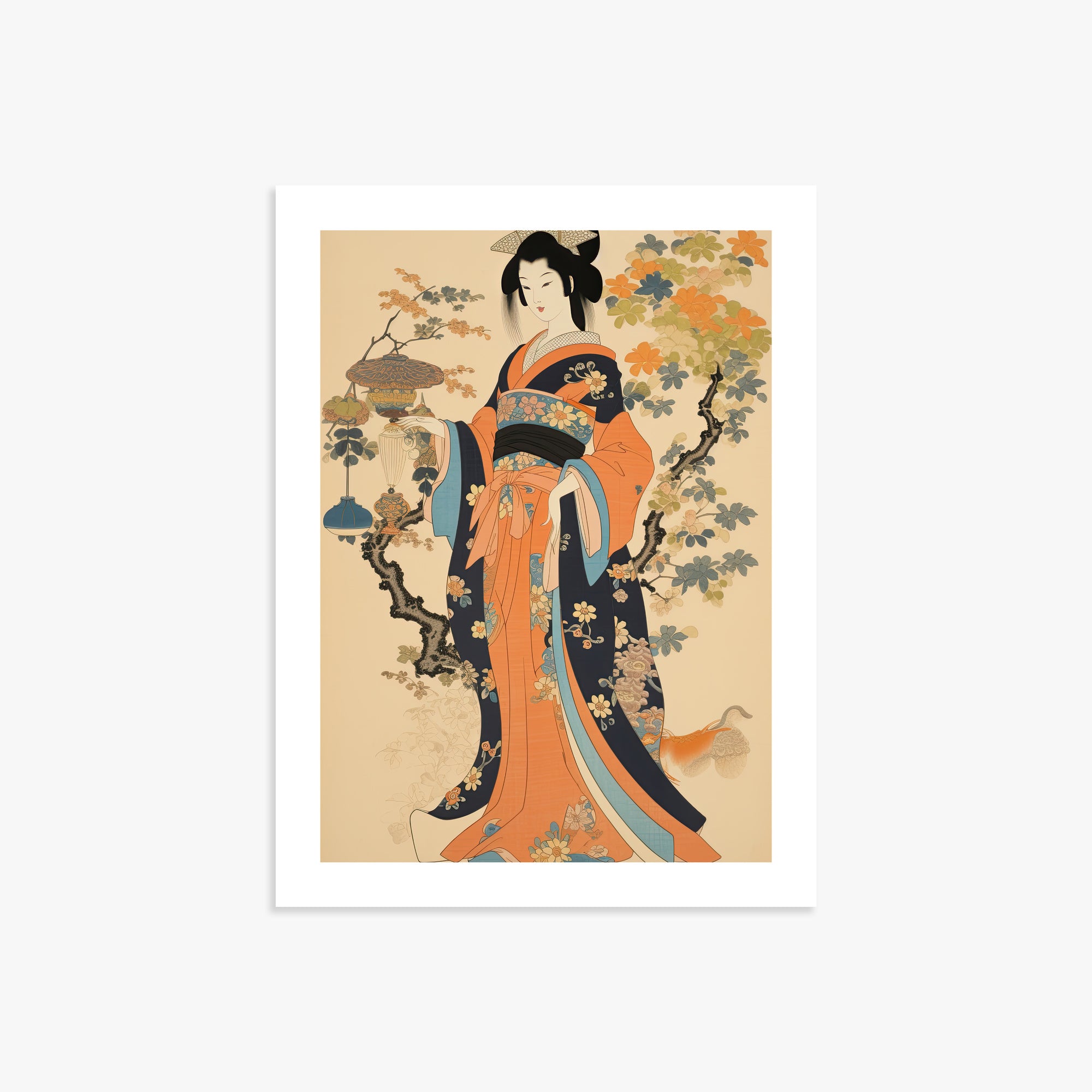 Blossom Garden Elegance, 30x40cm Printed Poster