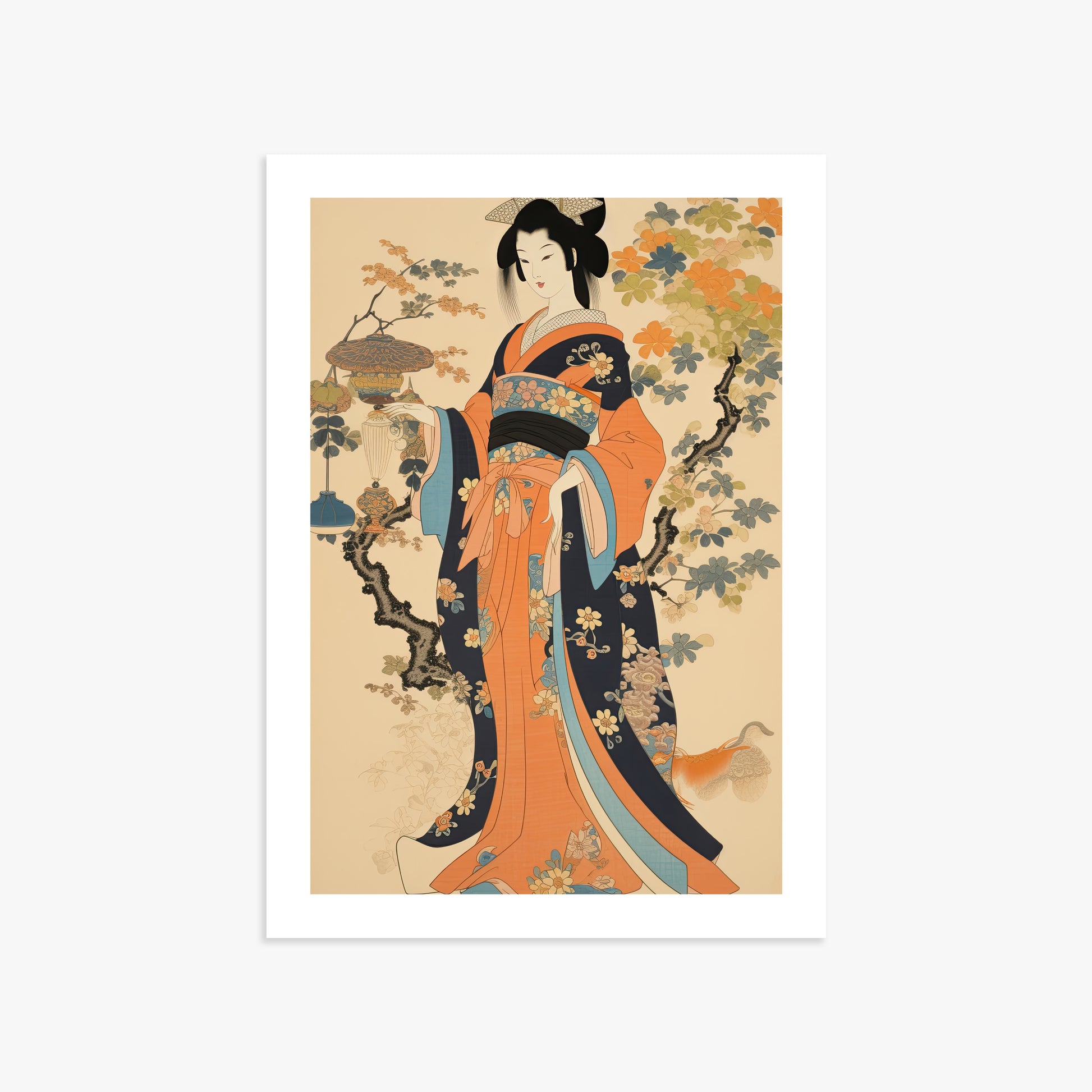 Blossom Garden Elegance, 50x70cm Printed Poster