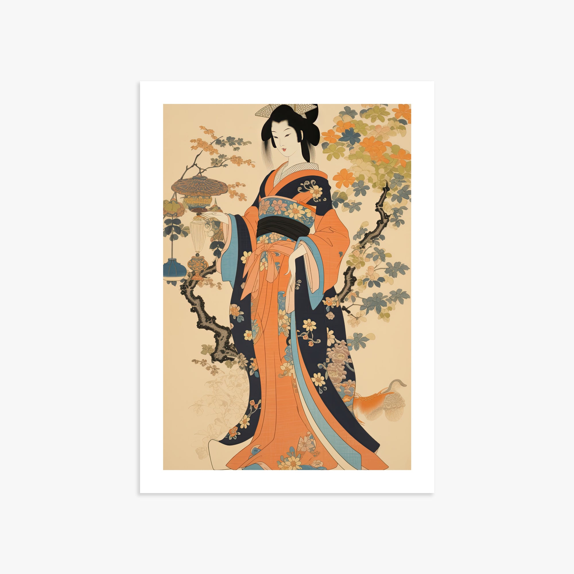 Blossom Garden Elegance, 50x70cm Printed Poster