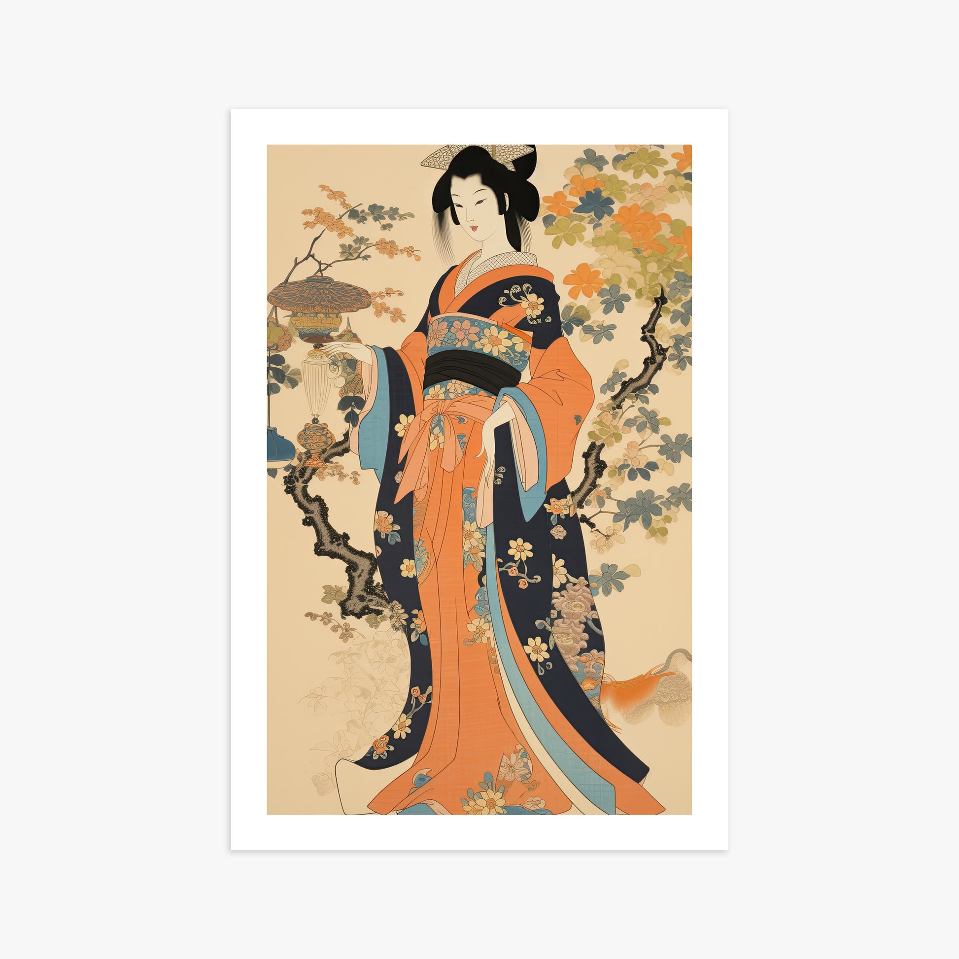 Blossom Garden Elegance, 61x91cm Printed Poster