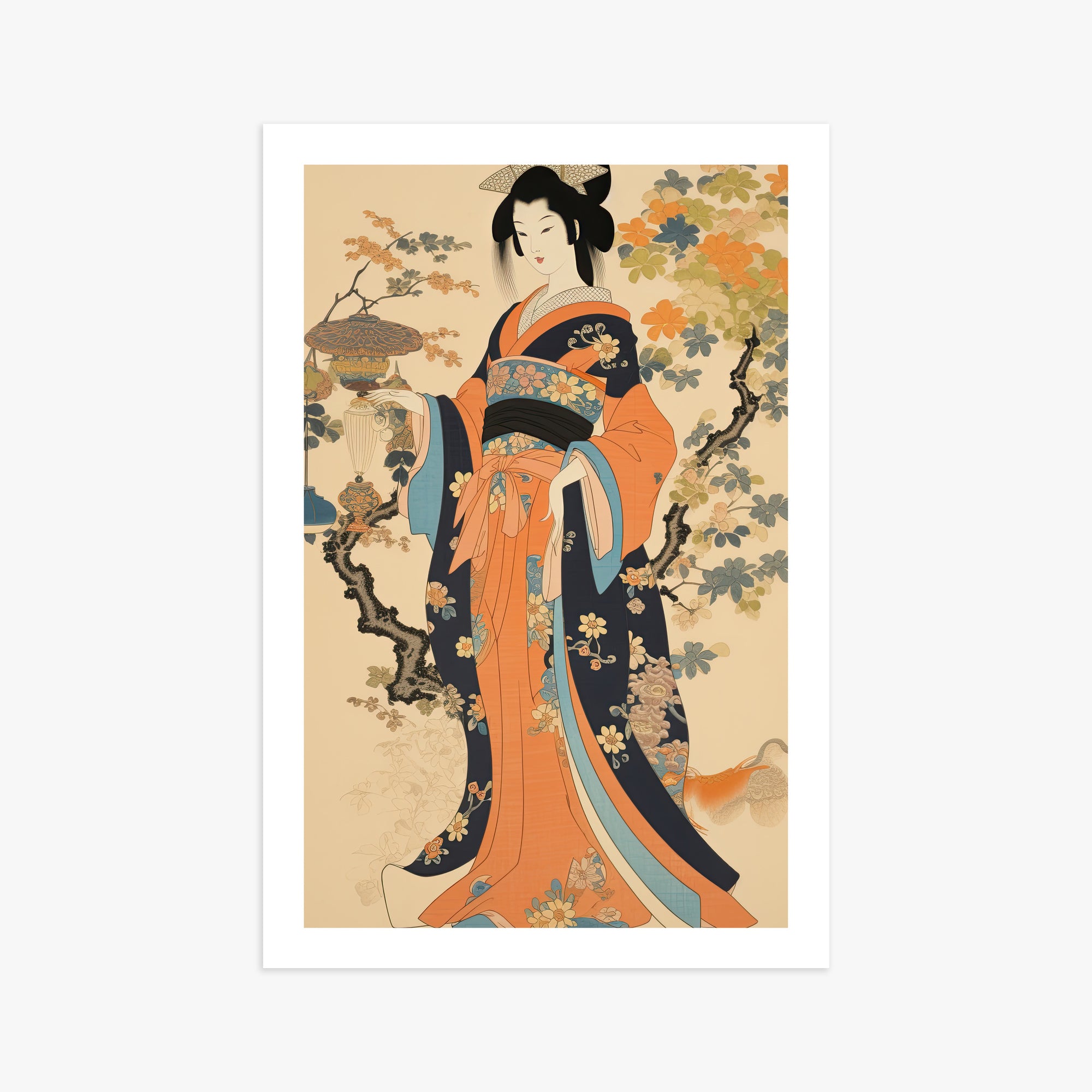 Blossom Garden Elegance, 61x91cm Printed Poster