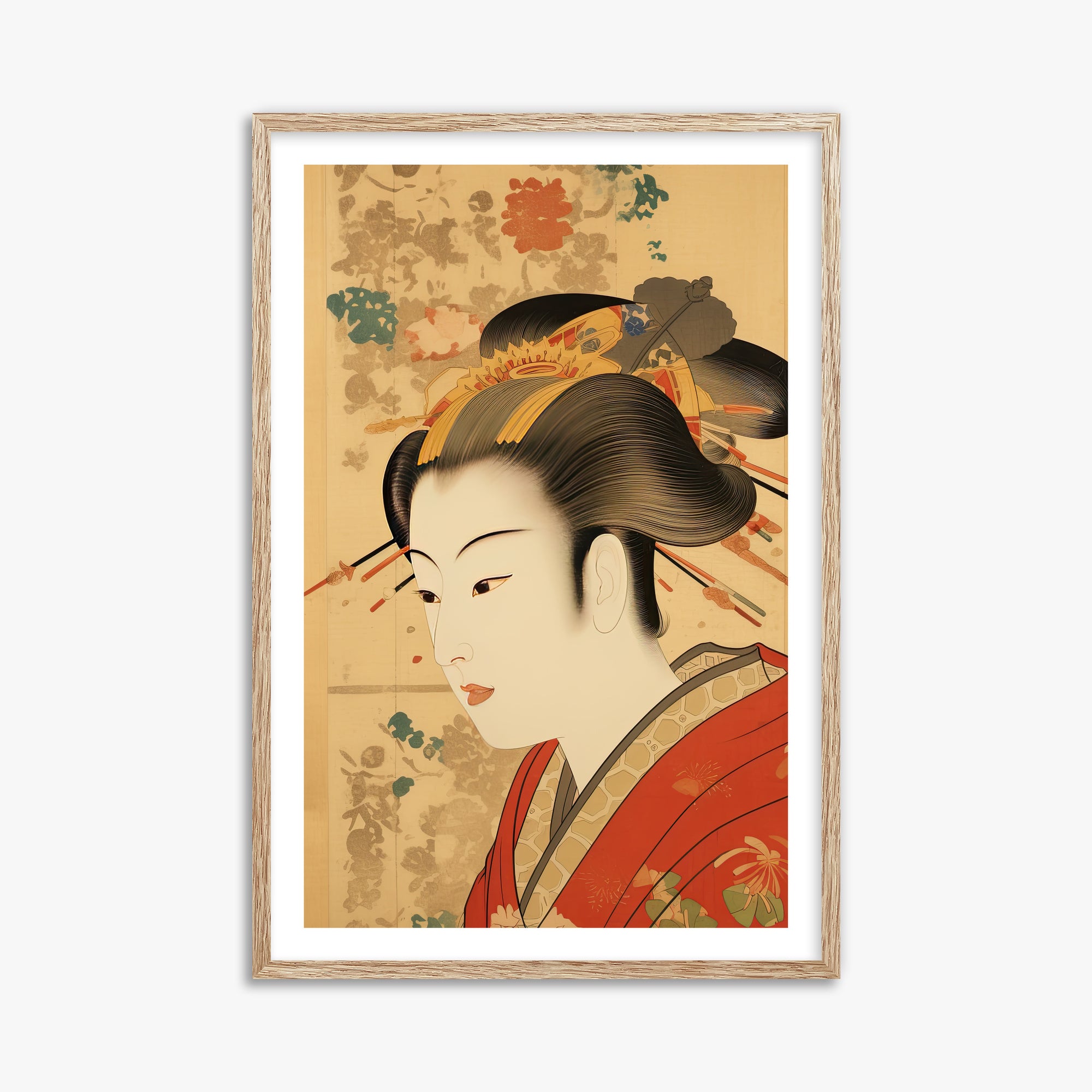 Elegante ritratto di geisha