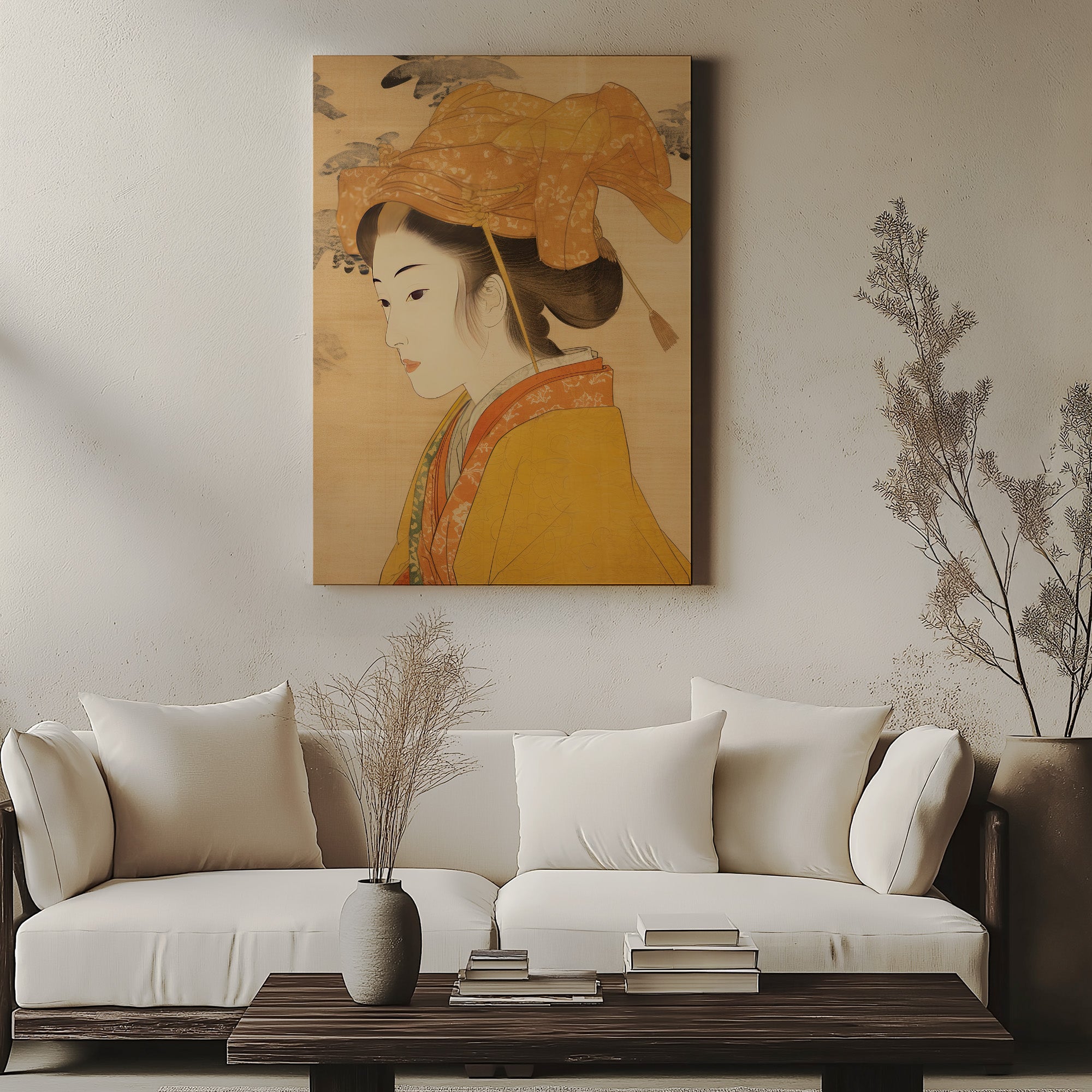 Kimono d'or Elégance