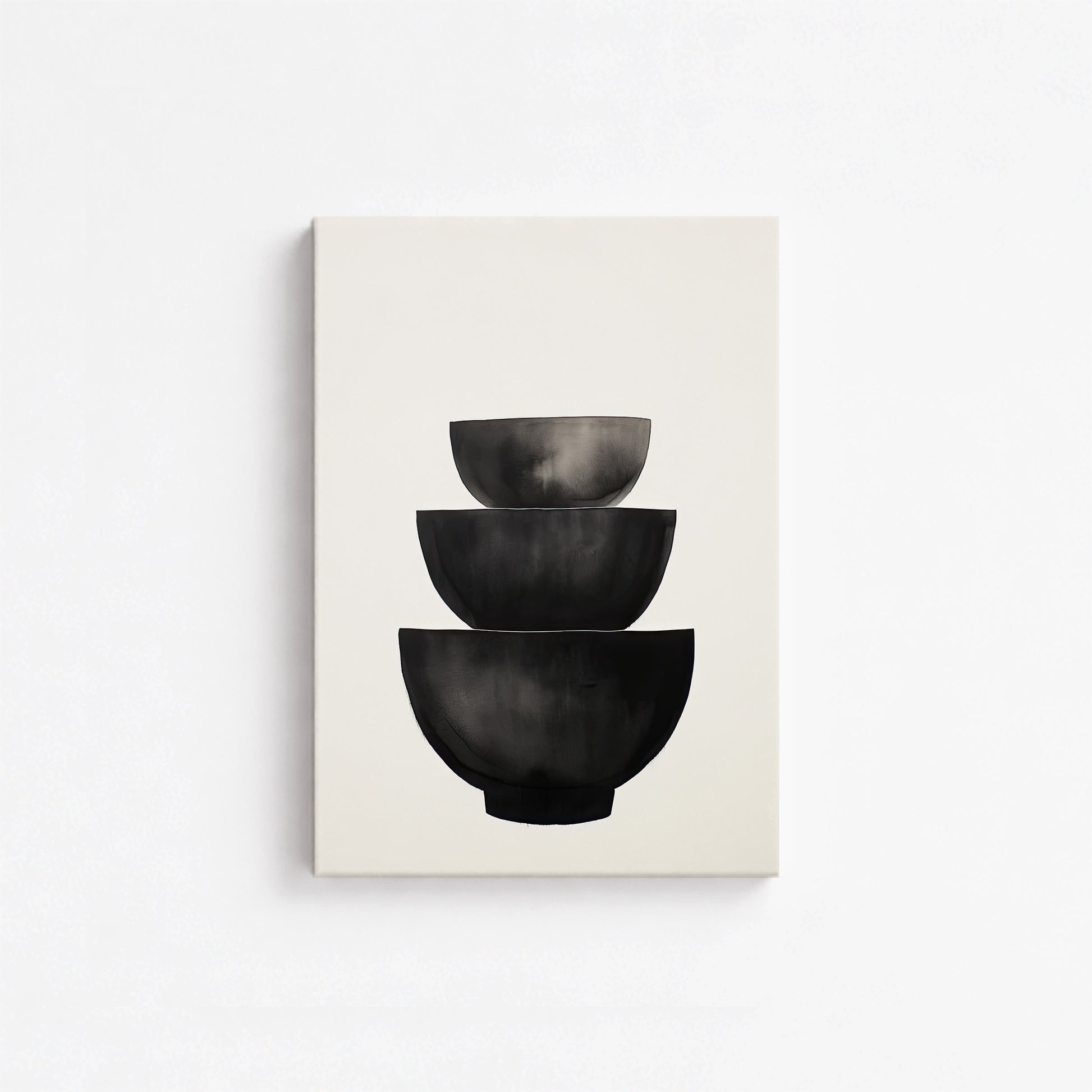 Midnight Vessel Trio, 21x30cm Satin Canvas Poster