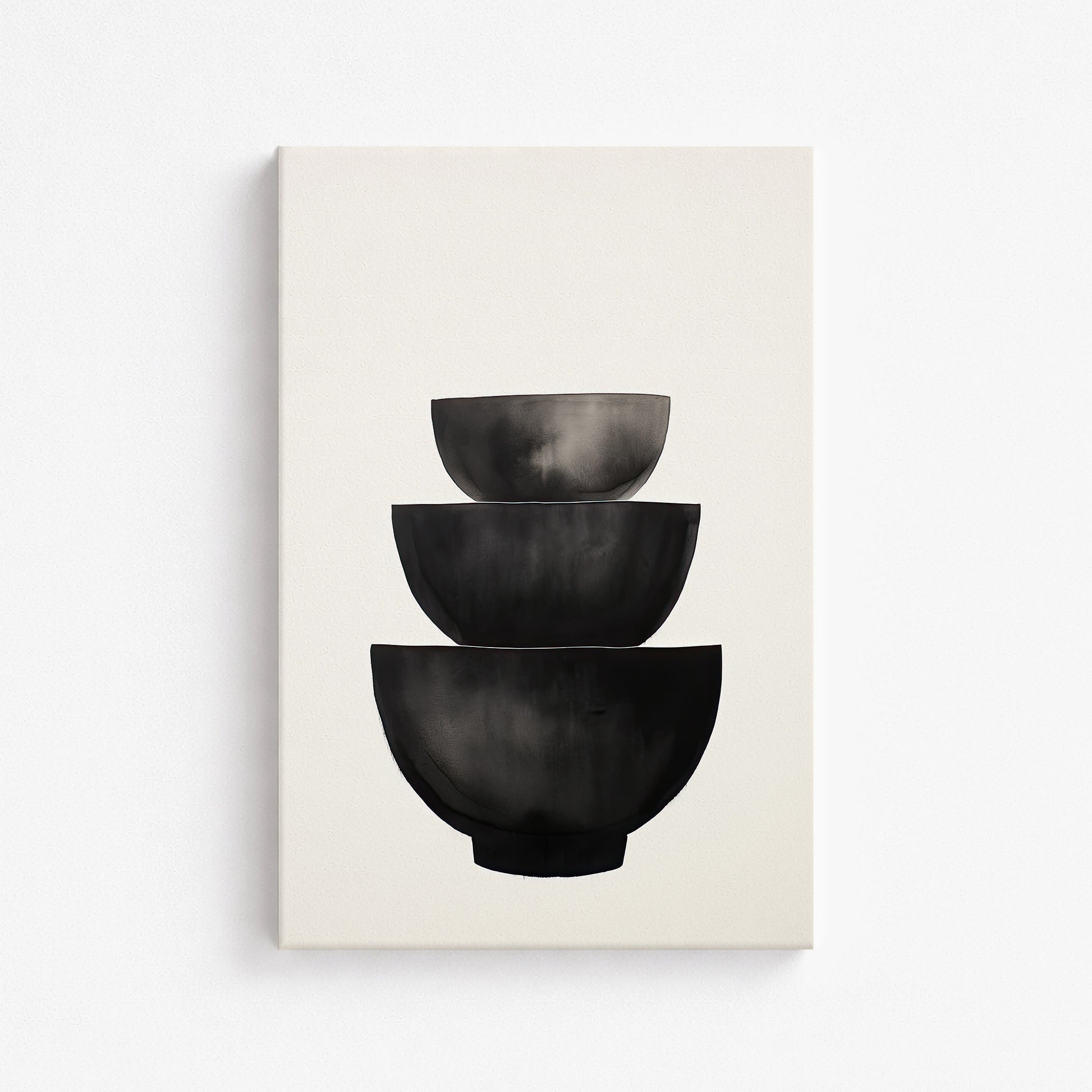 Midnight Vessel Trio, 61x91cm Satin Canvas Poster