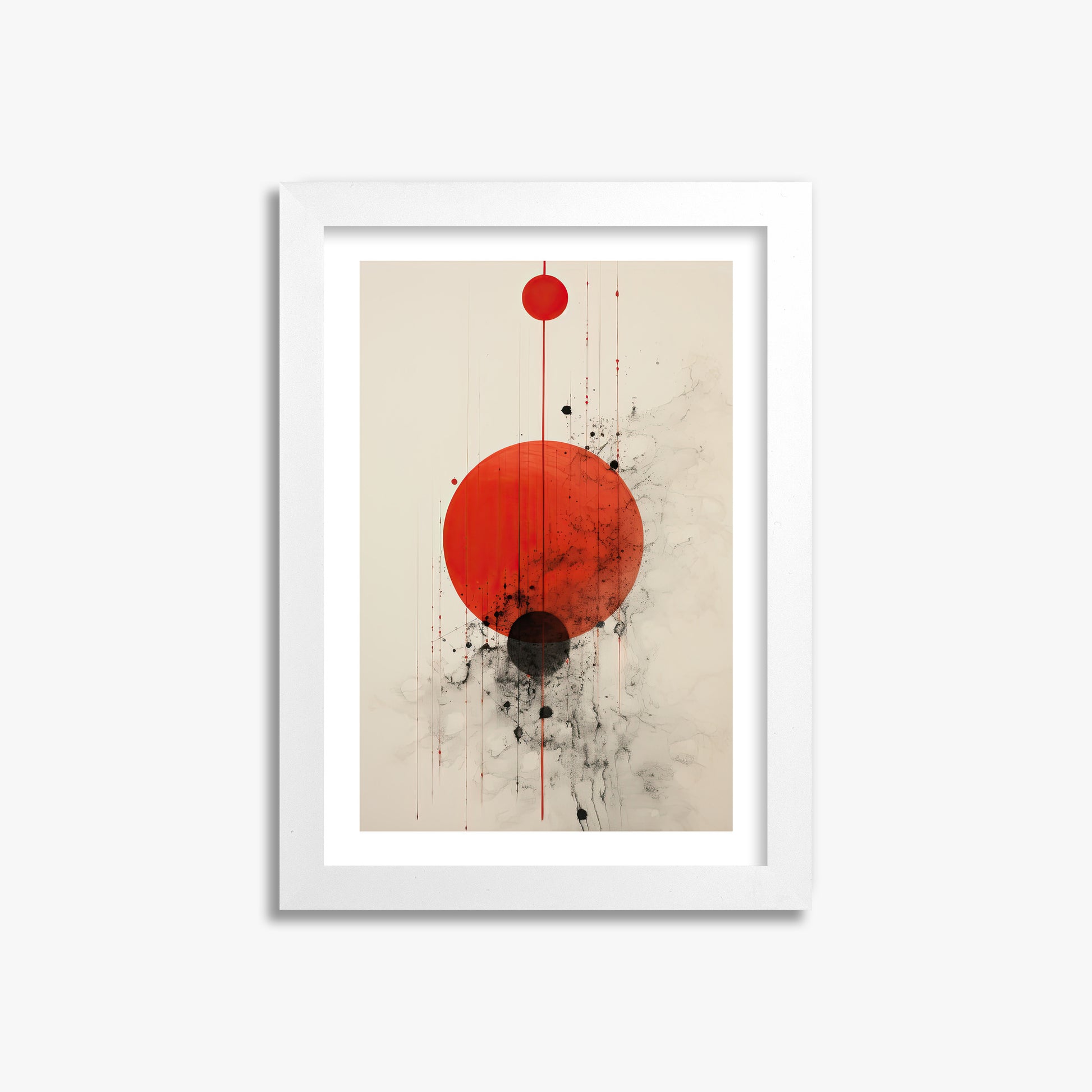 Crimson Eclipse, 21x30cm Whitek Framed Art Reproduction