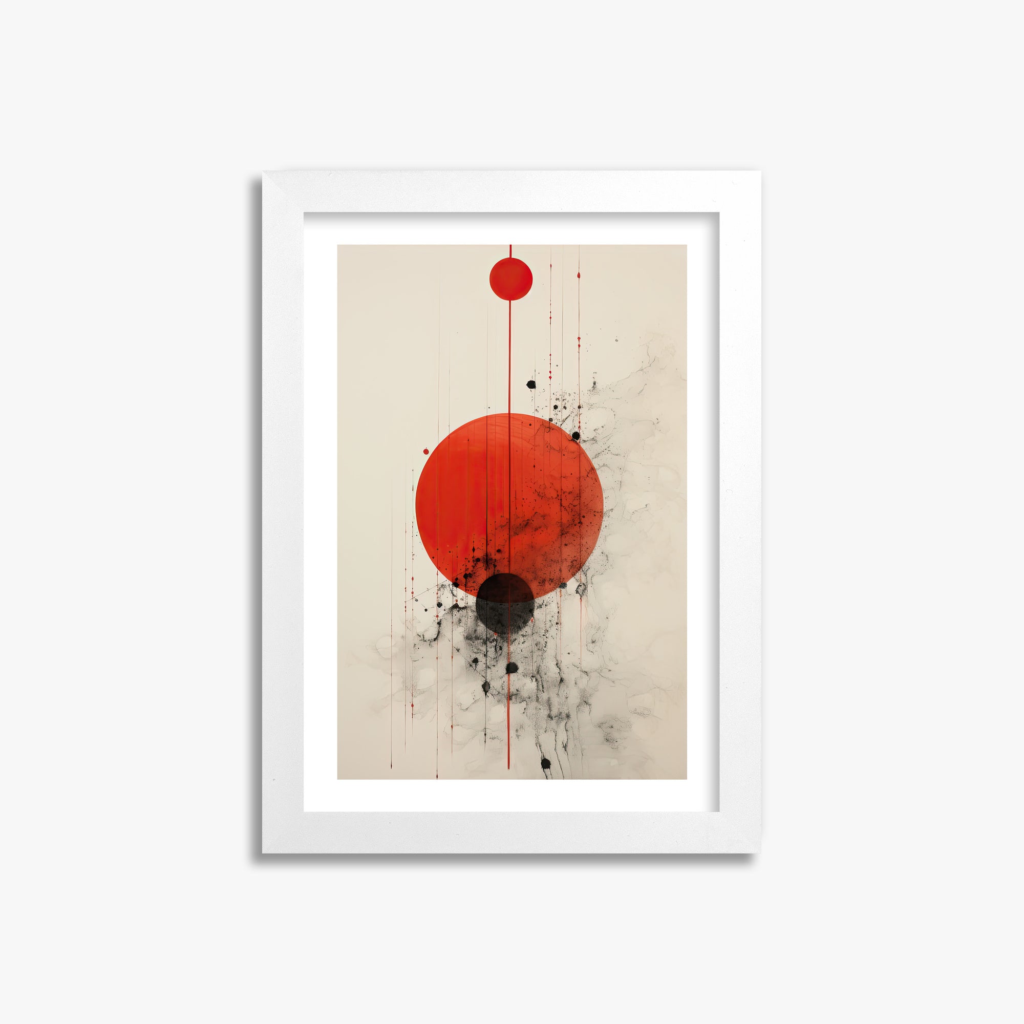 Crimson Eclipse, 21x30cm Whitek Framed Art Reproduction