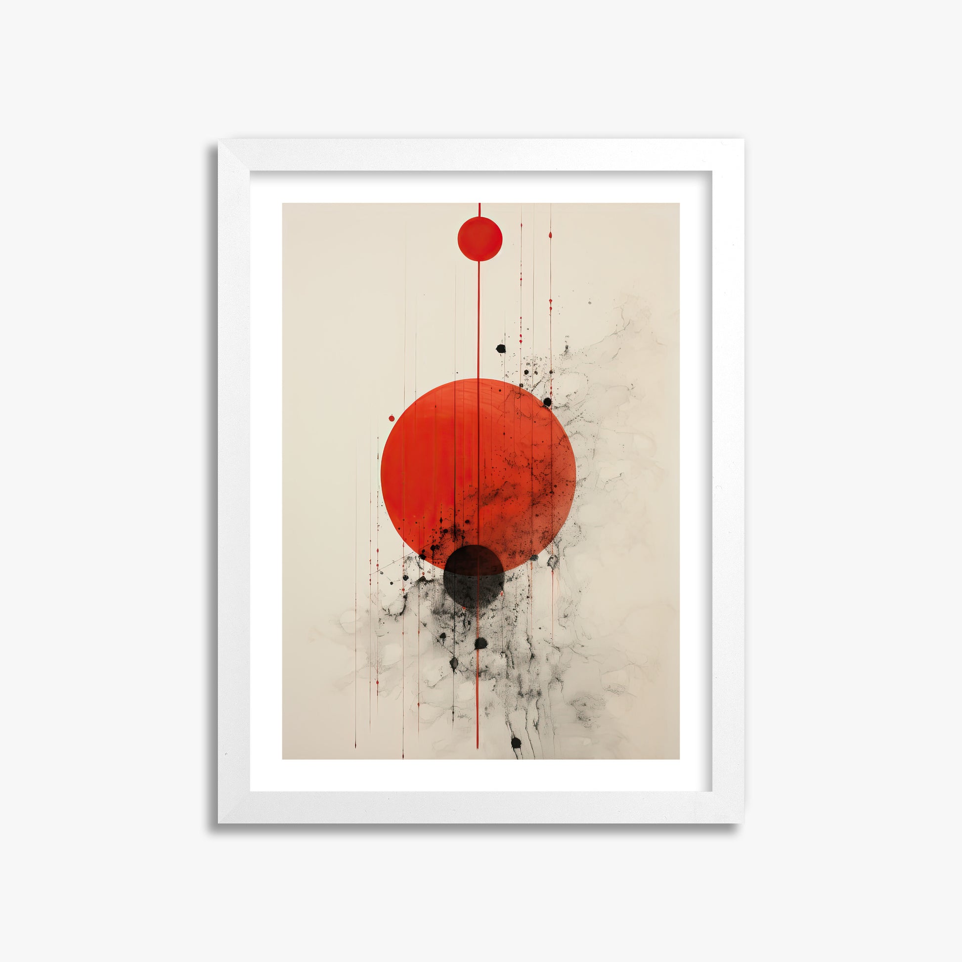 Crimson Eclipse, 30x40cm Whitek Framed Art Reproduction