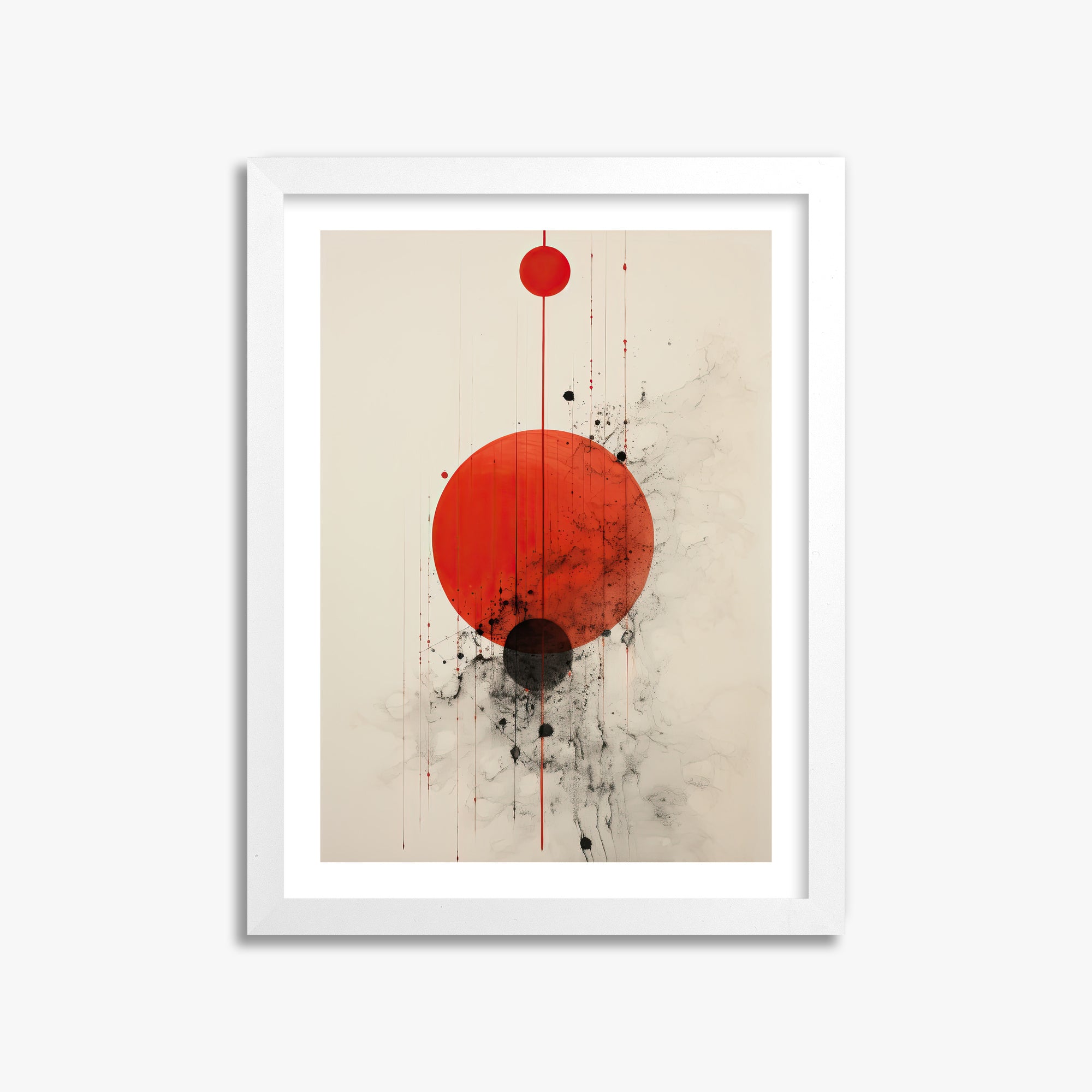 Crimson Eclipse, 30x40cm Whitek Framed Art Reproduction