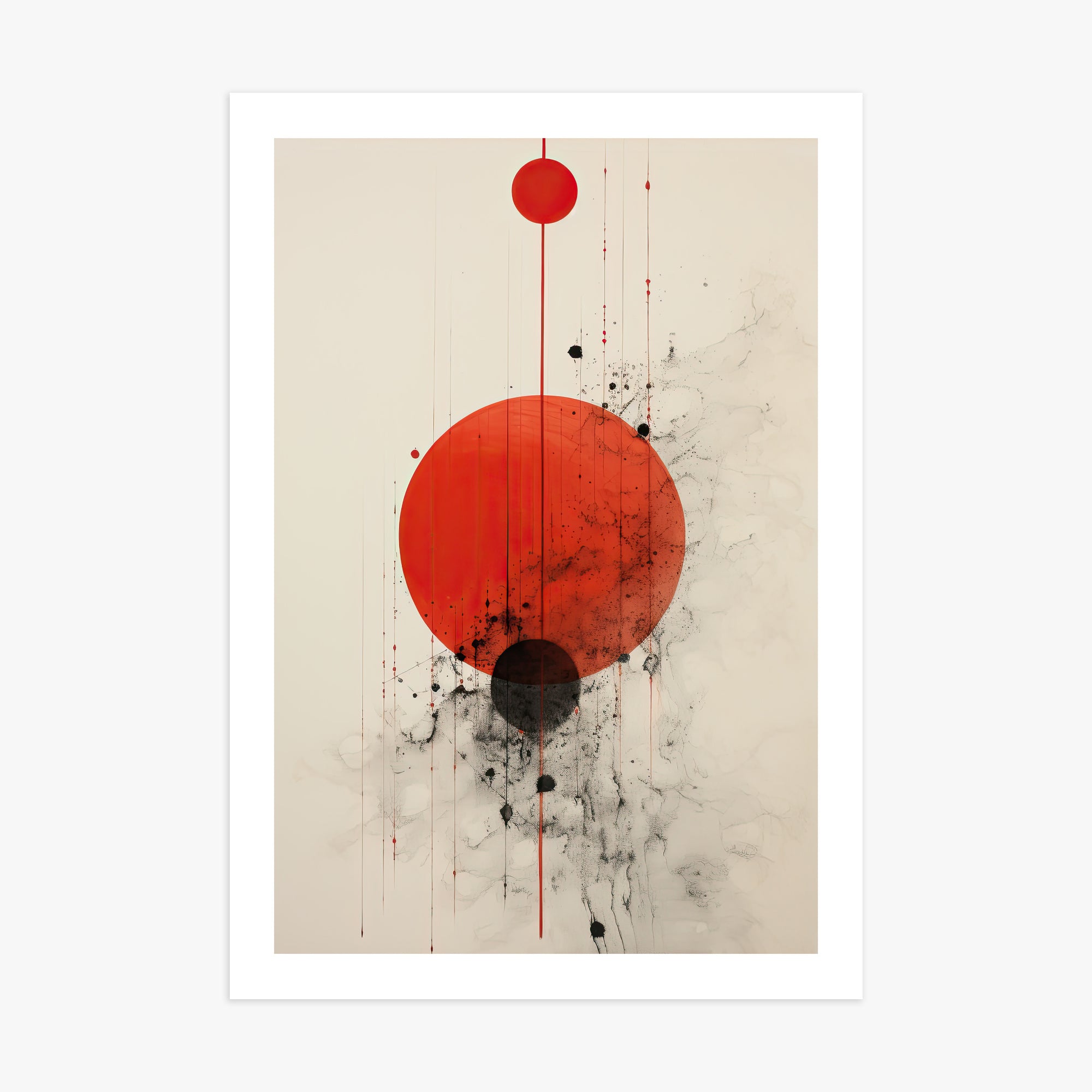 Crimson Eclipse, 70x100cm Printed Poster