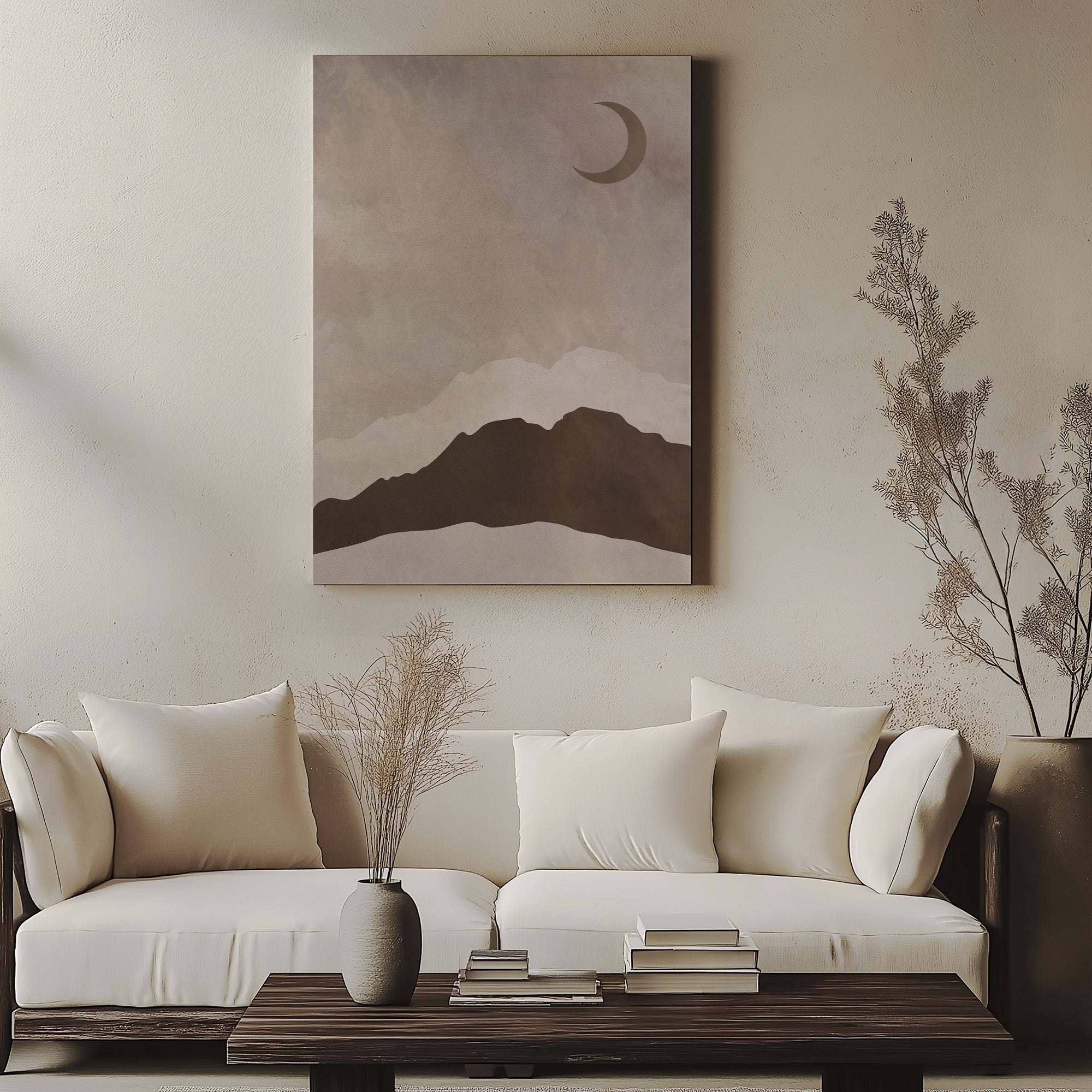 Crescent Mountain Silhouette