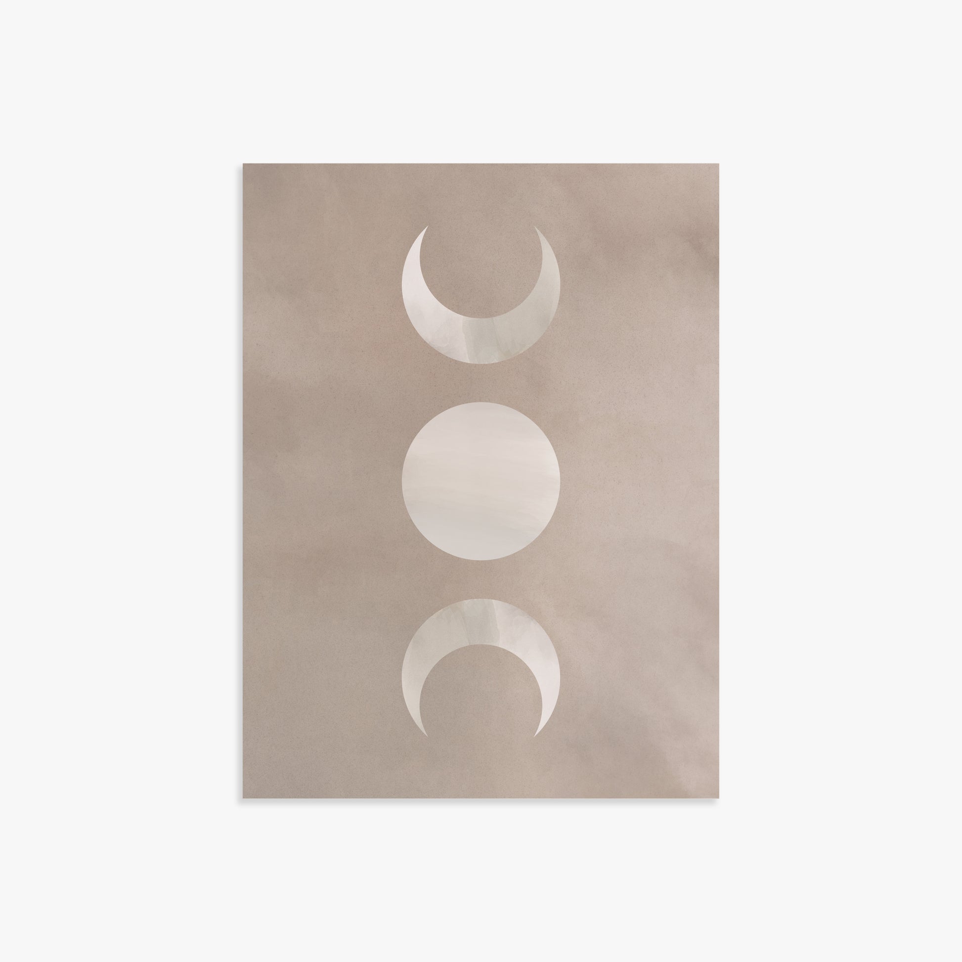 Lunar Phase Trio, 30x40cm Poster Unframed