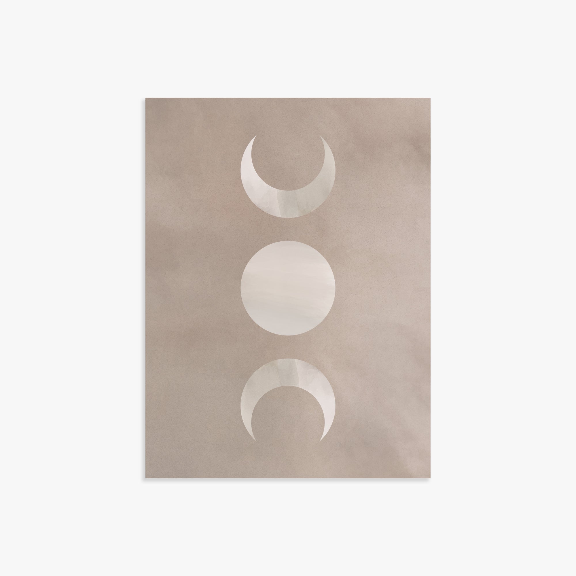 Lunar Phase Trio, 30x40cm Poster Unframed