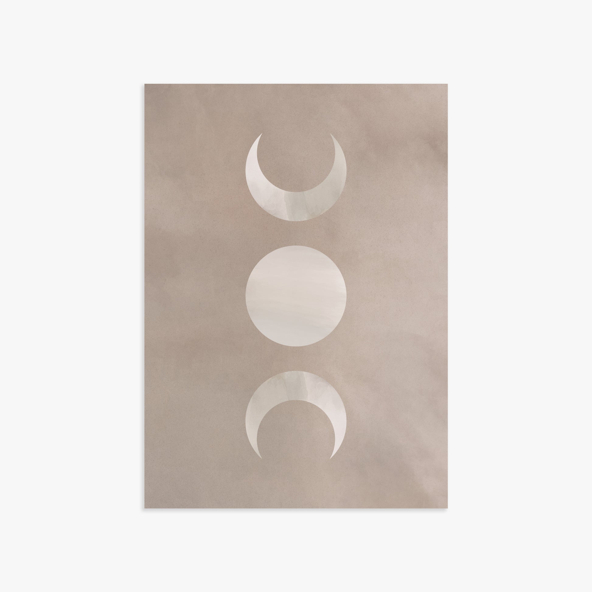 Lunar Phase Trio, 50x70cm Poster Unframed