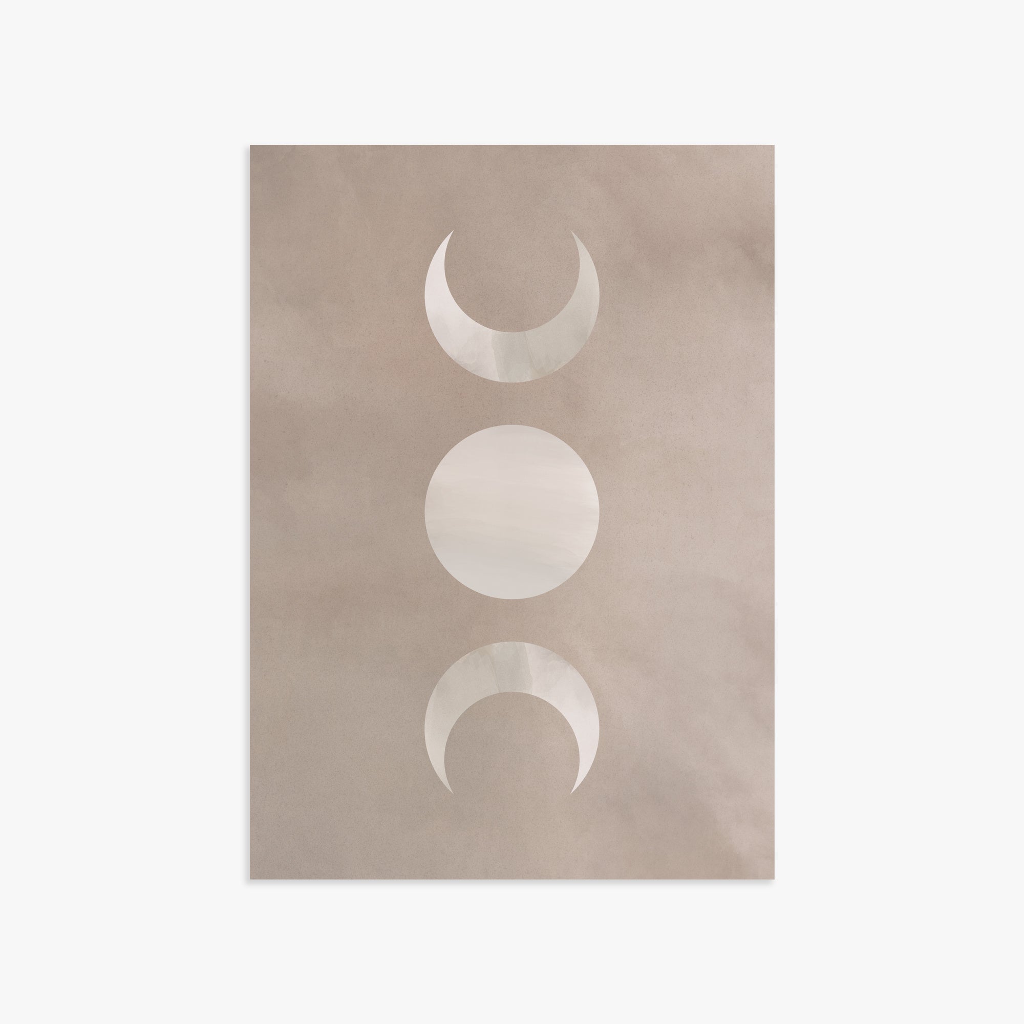 Lunar Phase Trio, 50x70cm Poster Unframed