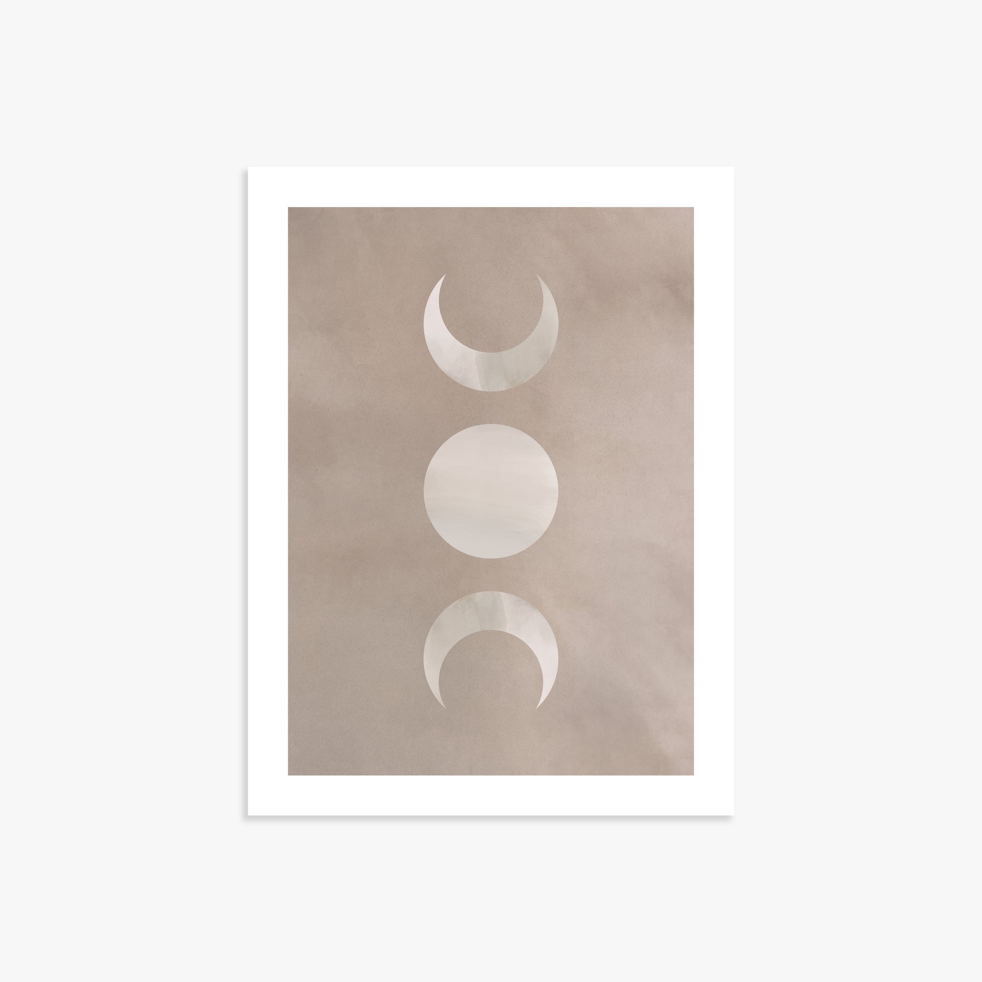 Lunar Phase Trio, 30x40cm Printed Poster