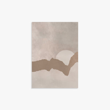 Desert Dawn Silhouette, 21x30cm Poster Unframed