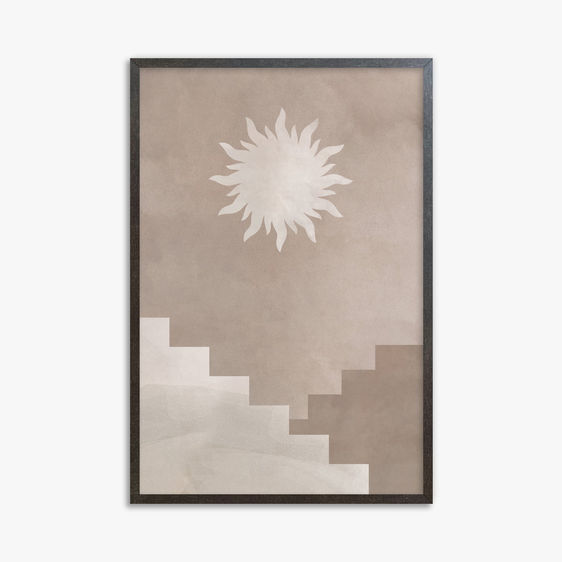 Solar Steps, 61x91cm Framed Poster With Espresso Frame
