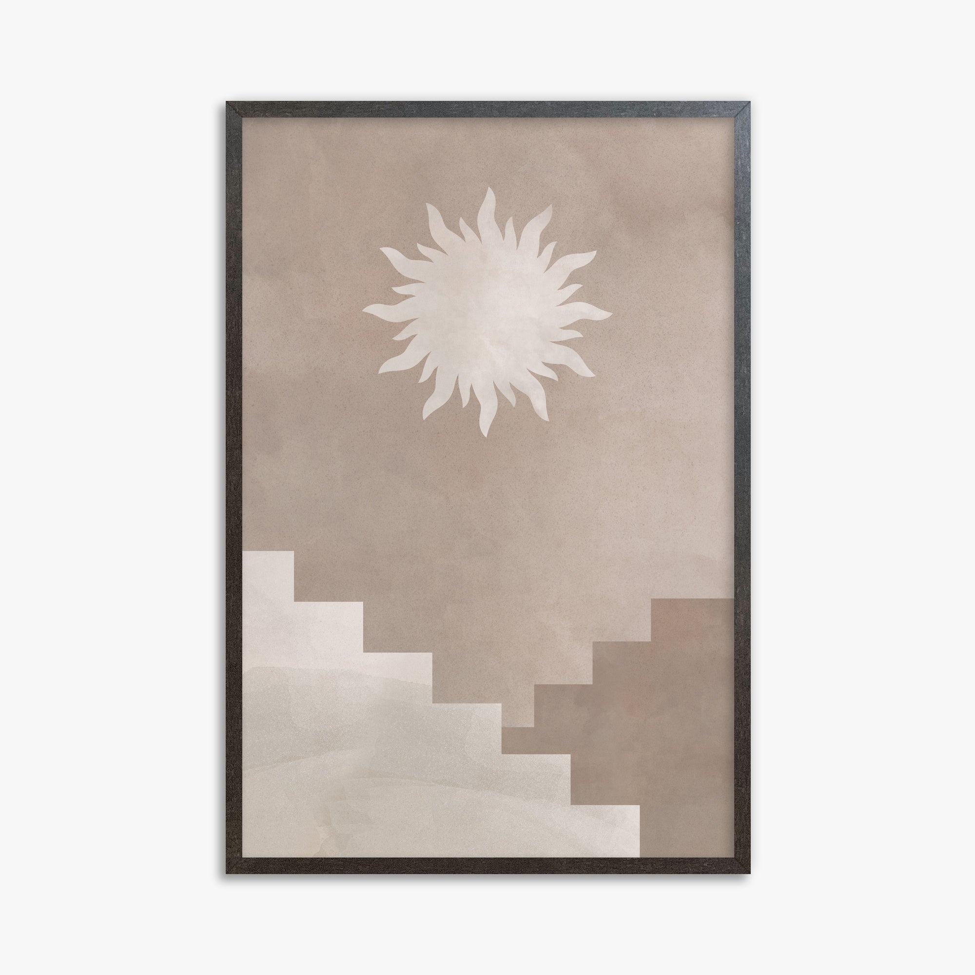 Solar Steps, 61x91cm Framed Poster With Espresso Frame