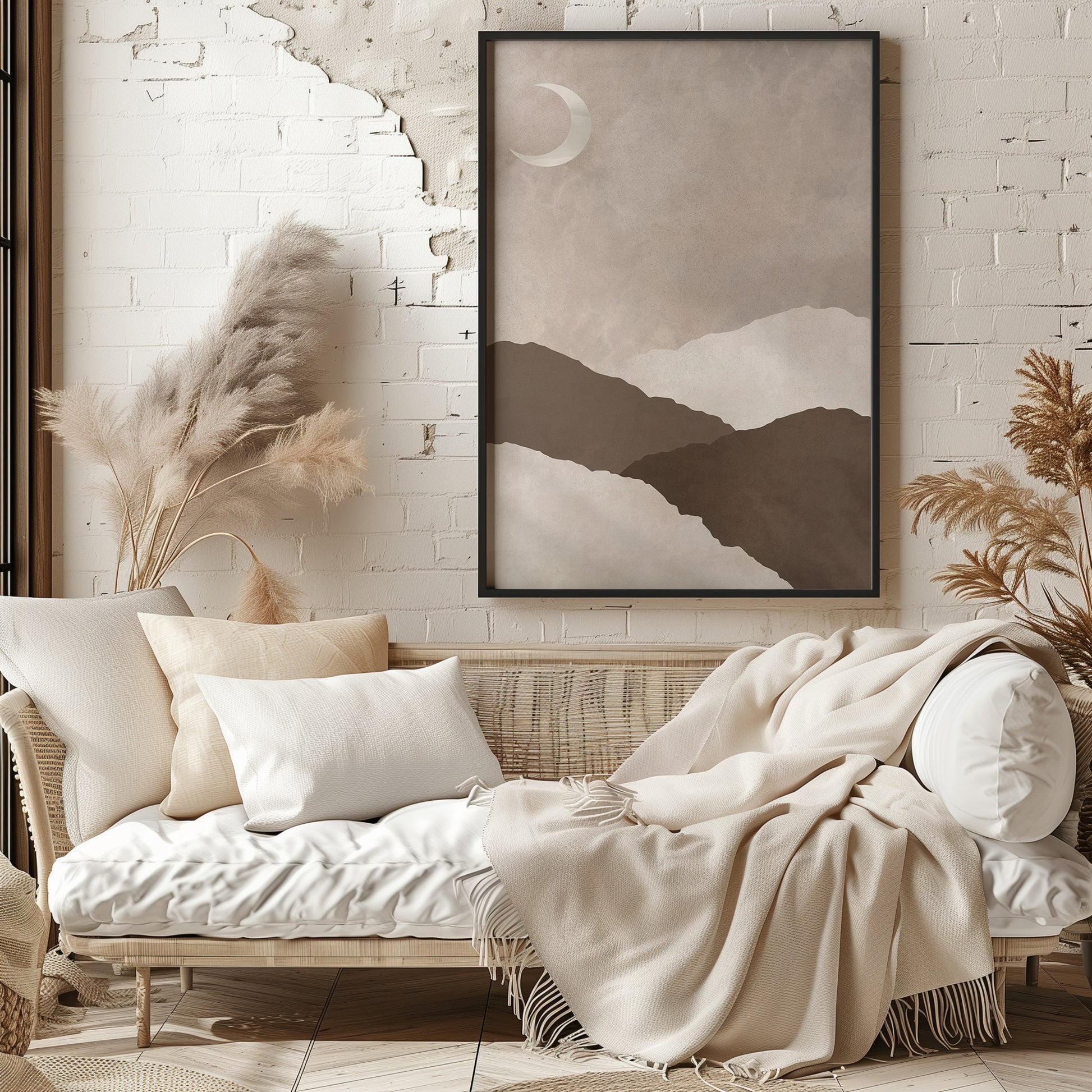 Design Concept No. 29 for Lunar Highlands Modern Poster Art