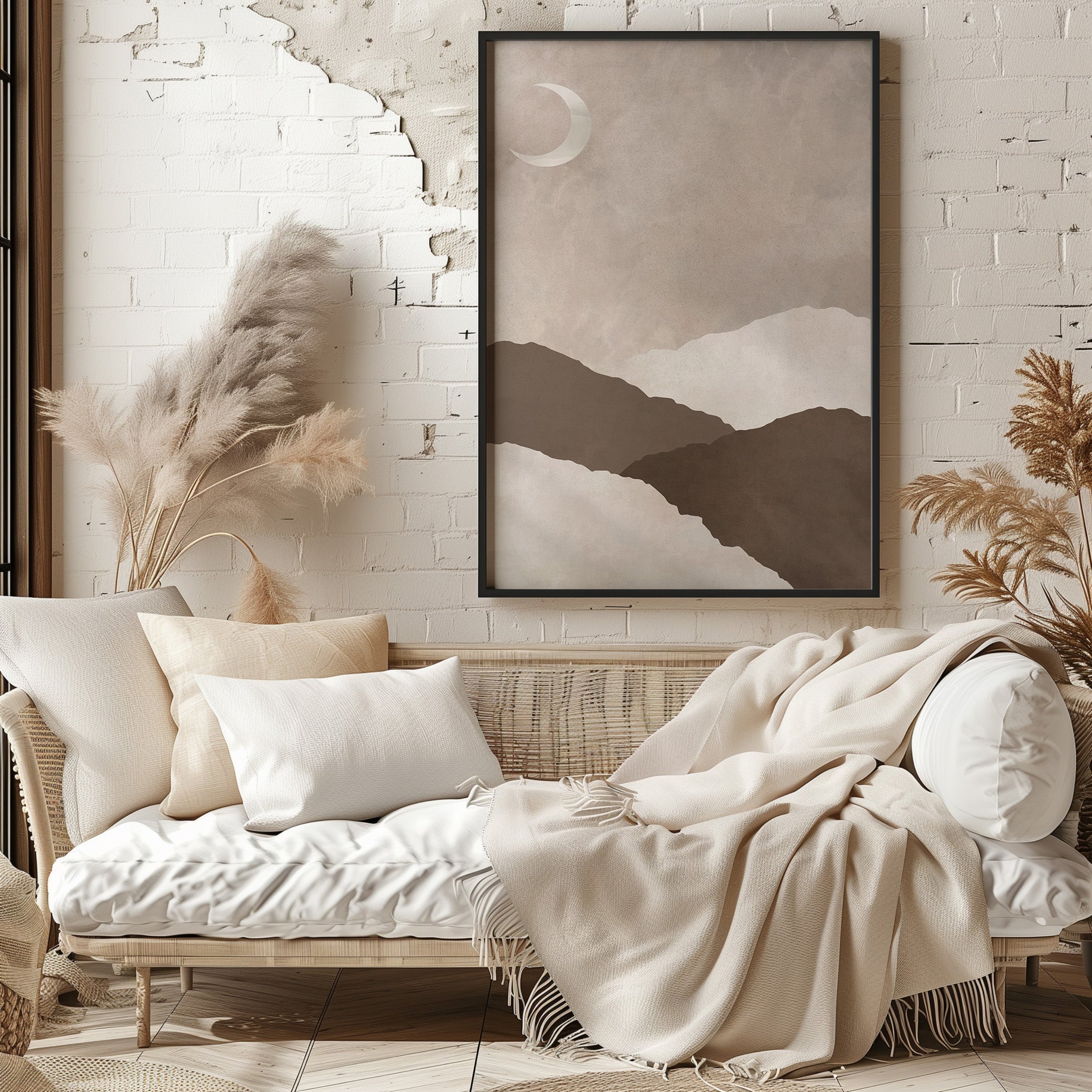 Design Concept No. 29 for Lunar Highlands Modern Poster Art