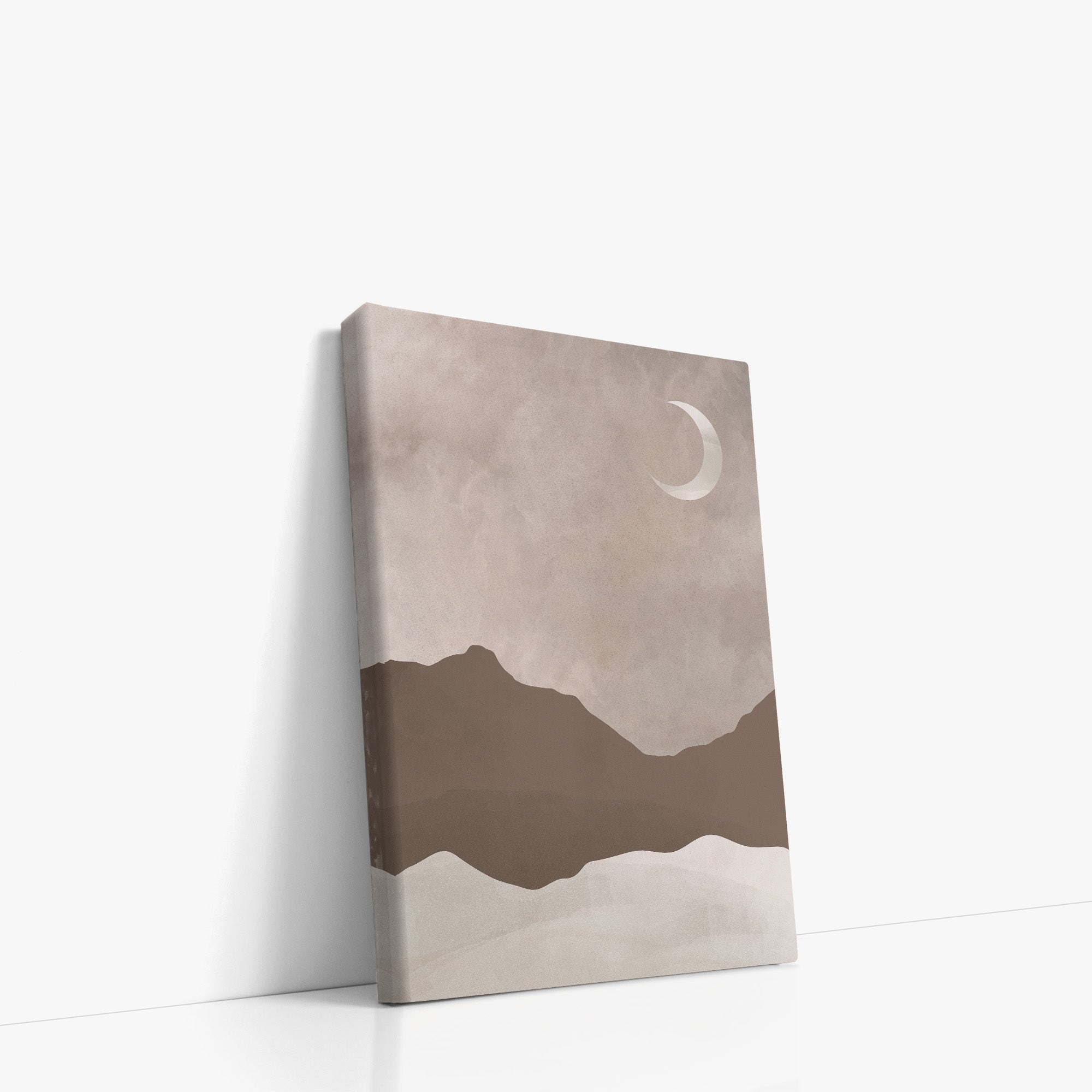 Serene Crescent Mountain