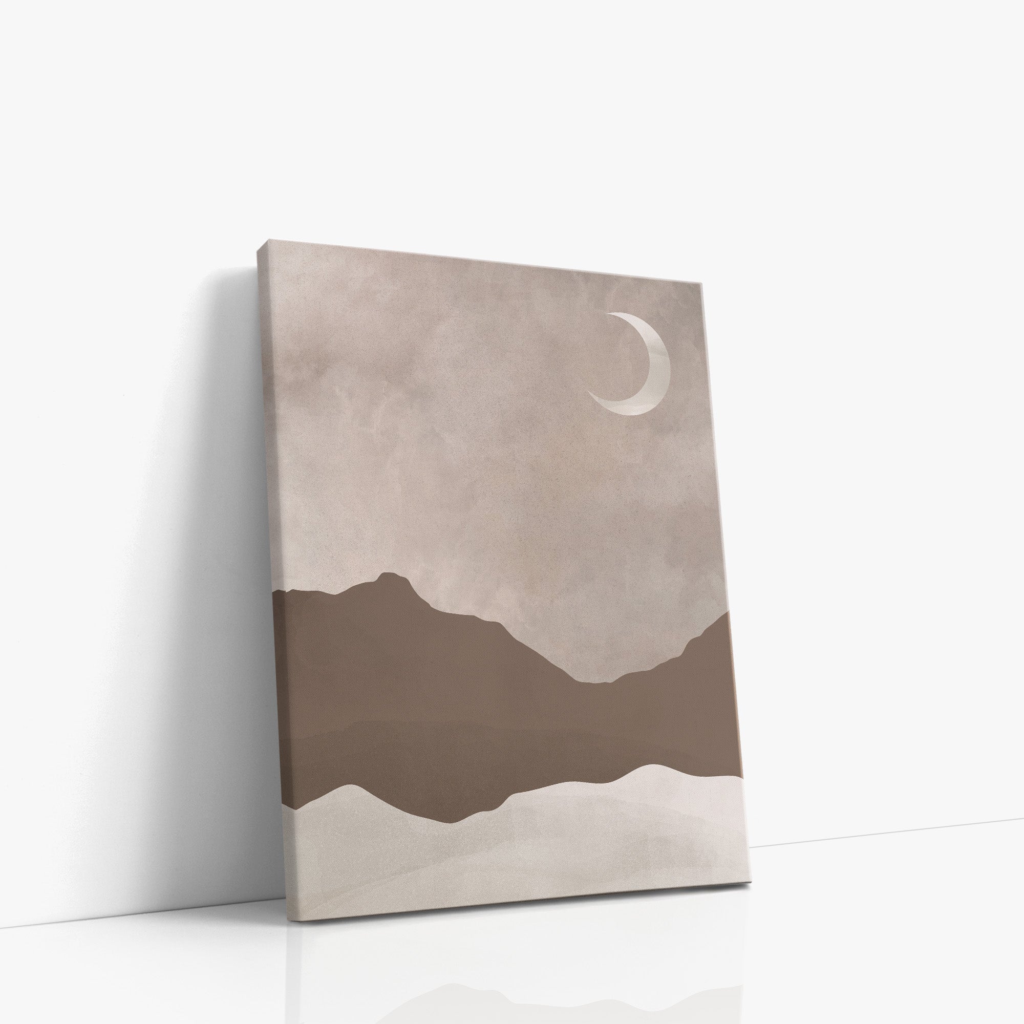 Serene Crescent Mountain