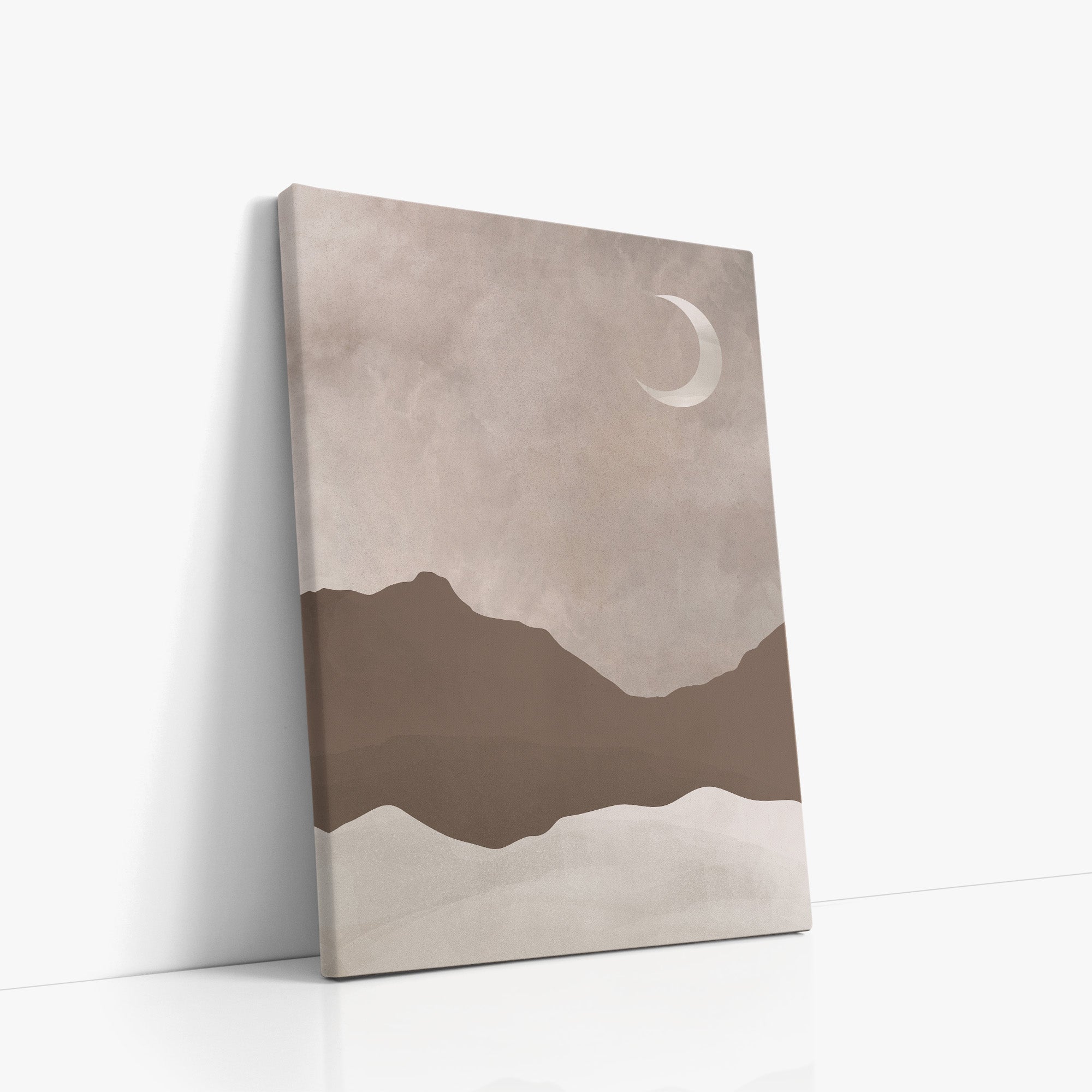 Serene Crescent Mountain
