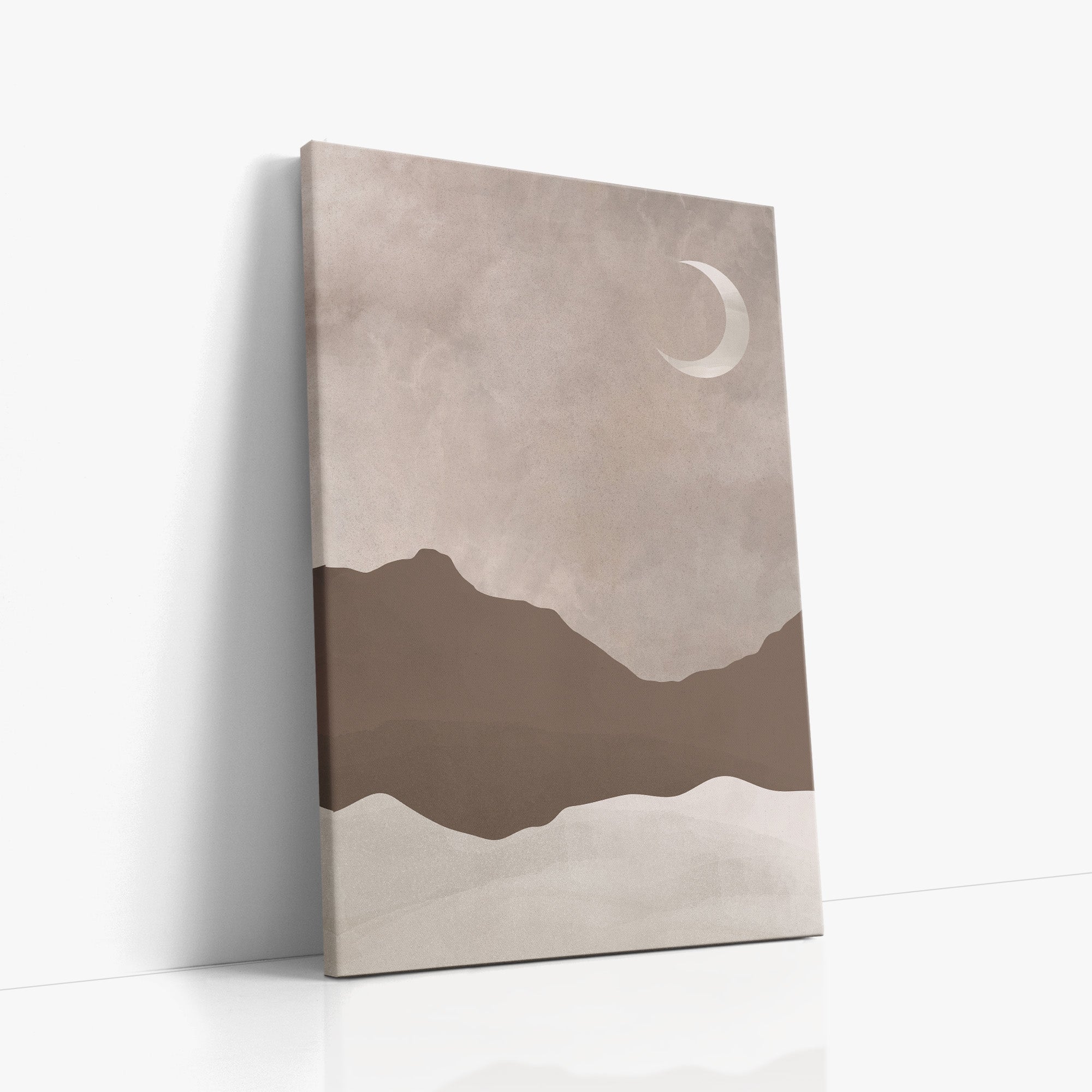 Serene Crescent Mountain