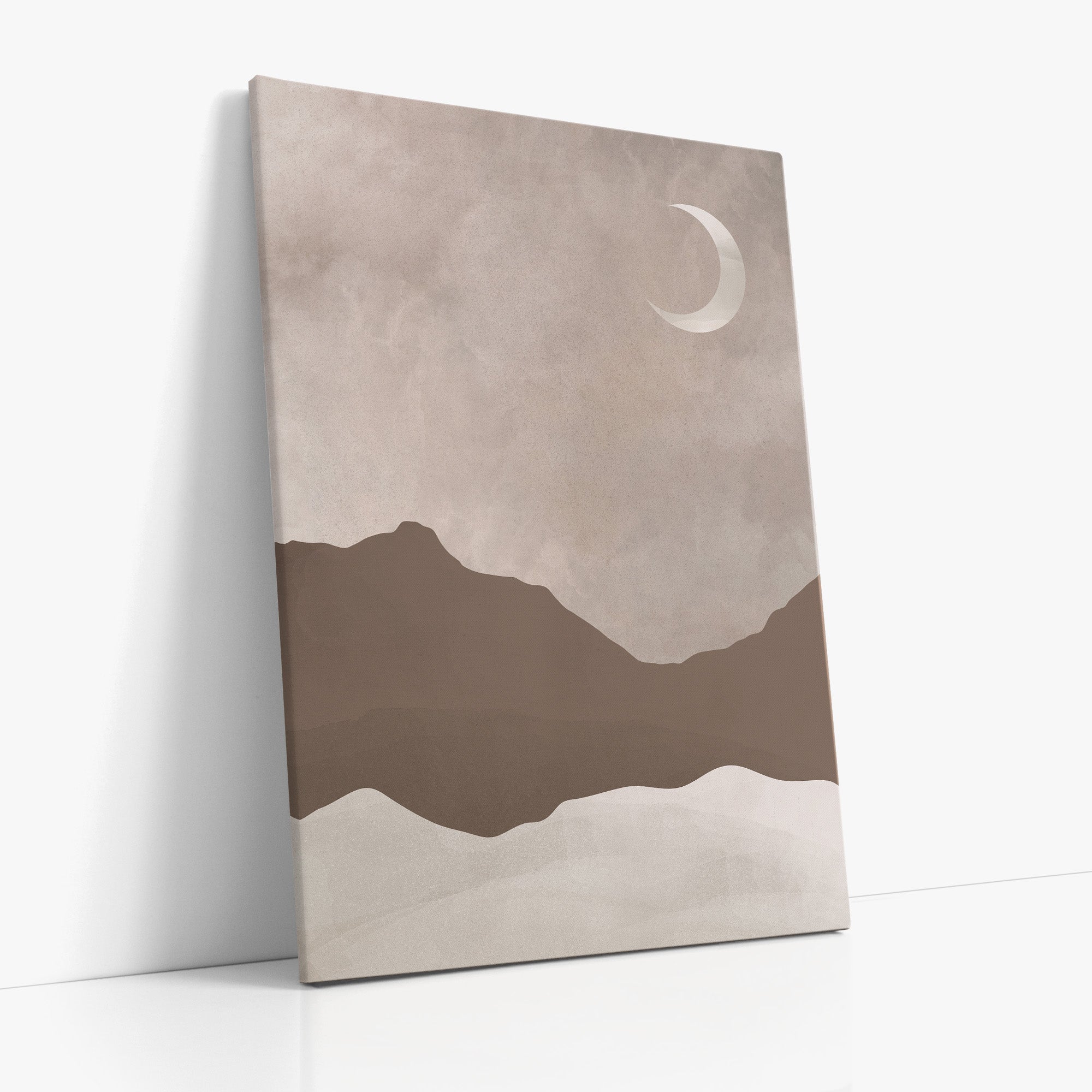 Serene Crescent Mountain