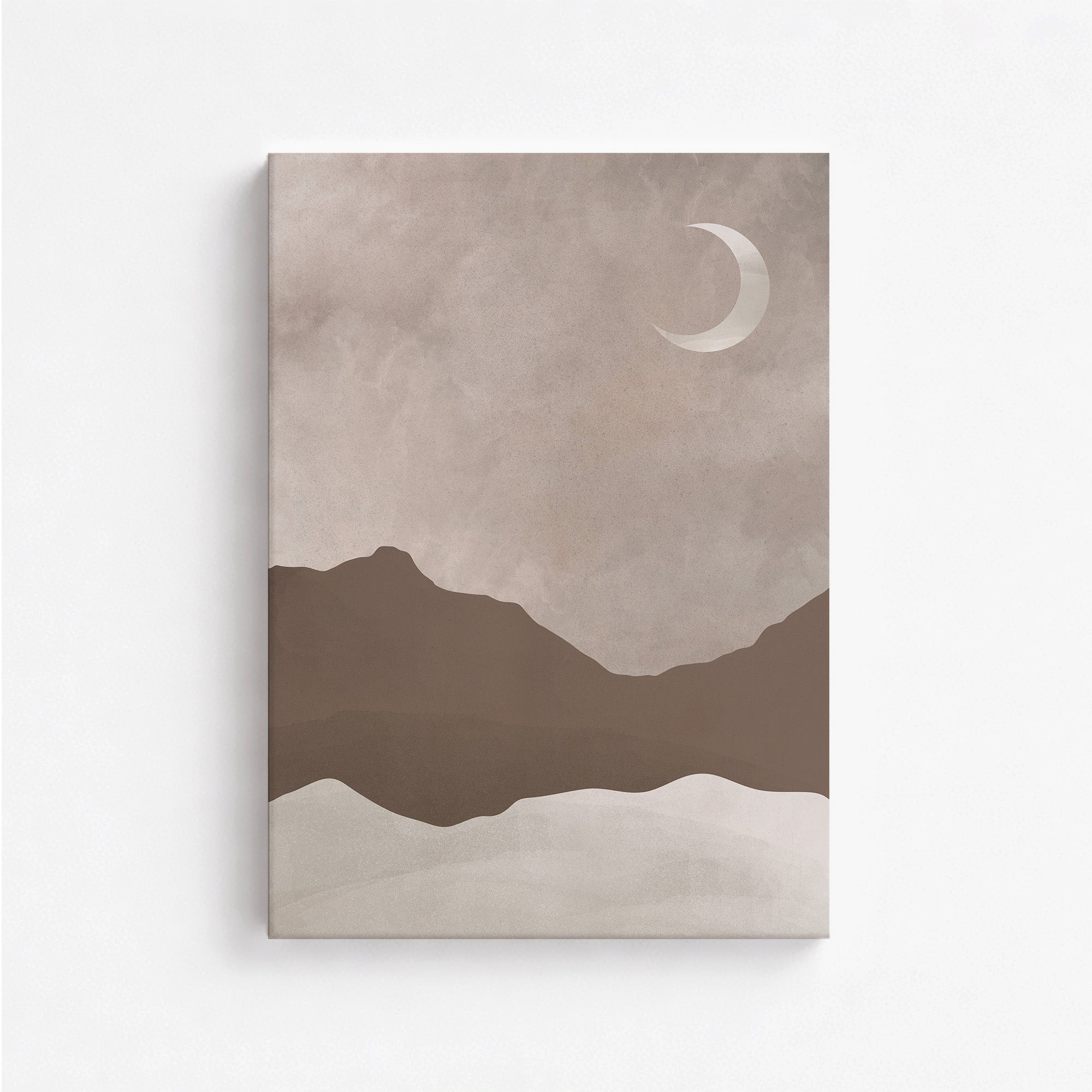 Serene Crescent Mountain