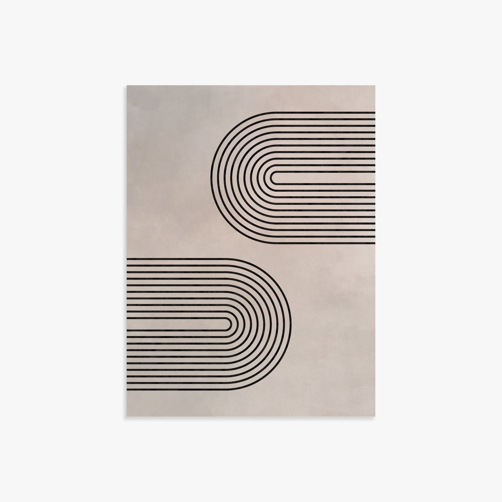 Echoed Arcs, 30x40cm Poster Unframed