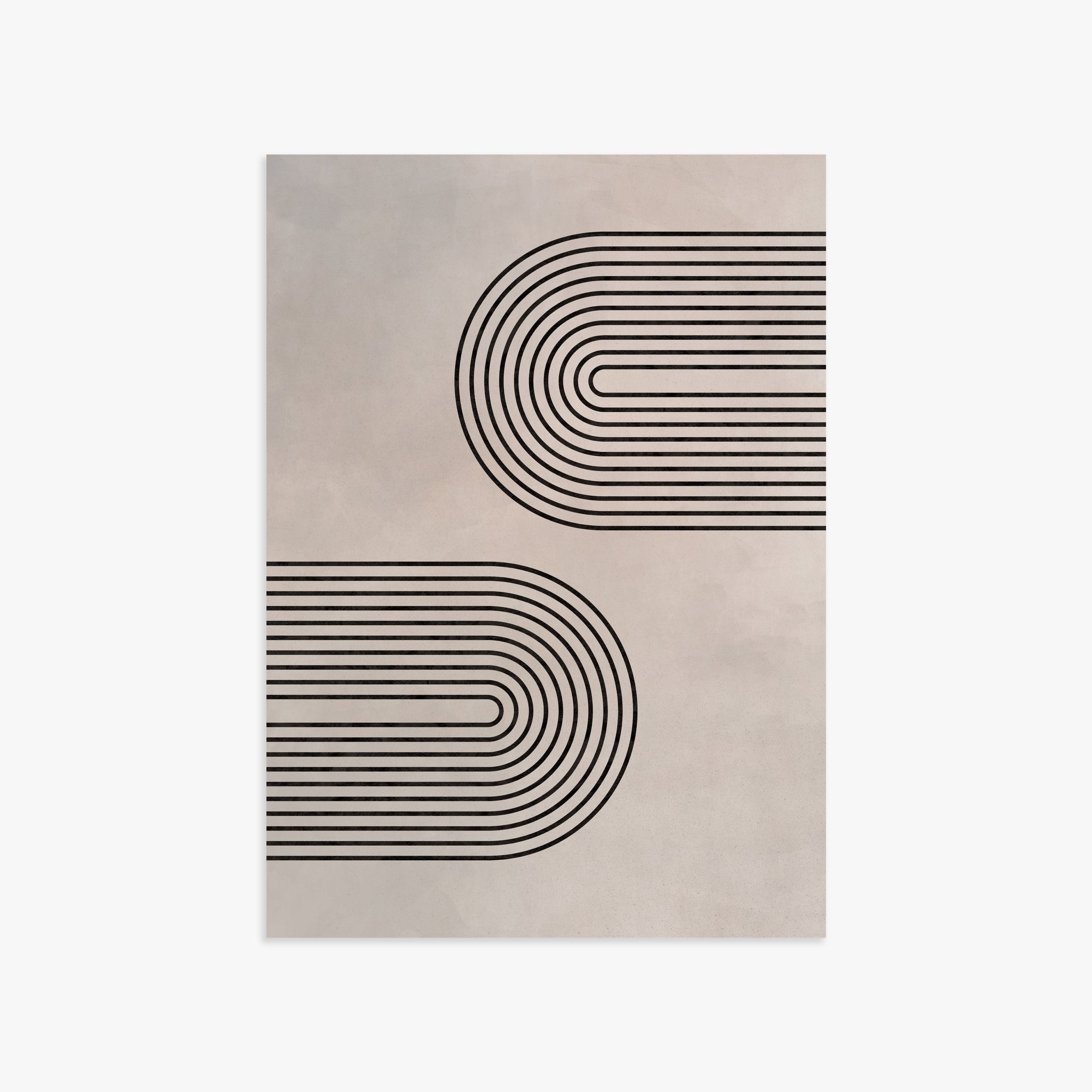 Echoed Arcs, 50x70cm Poster Unframed