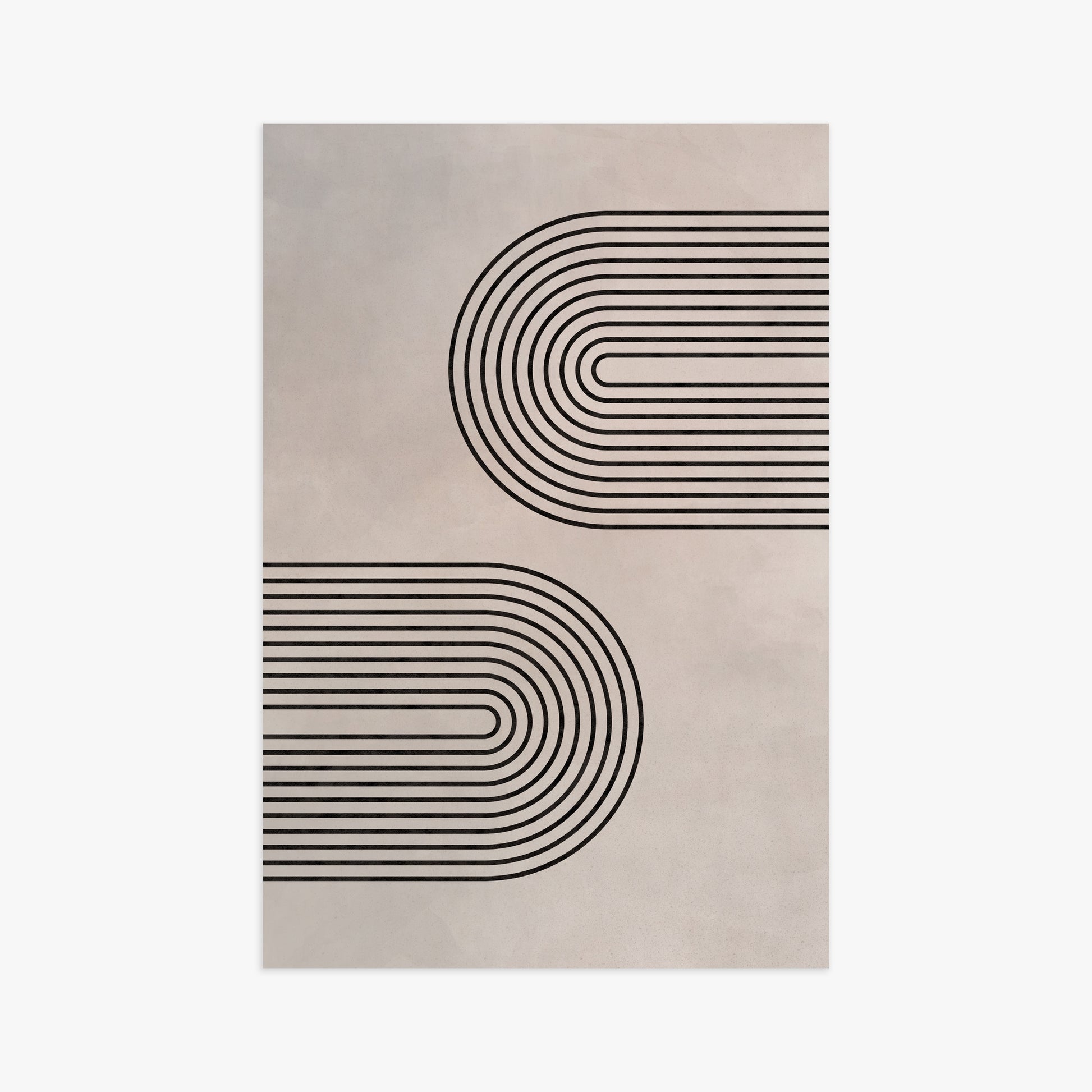 Echoed Arcs, 61x91cm Poster Unframed