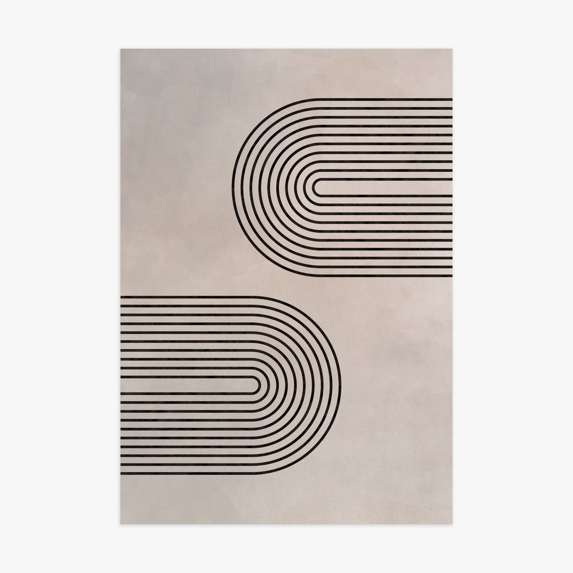 Echoed Arcs, 70x100cm Poster Unframed