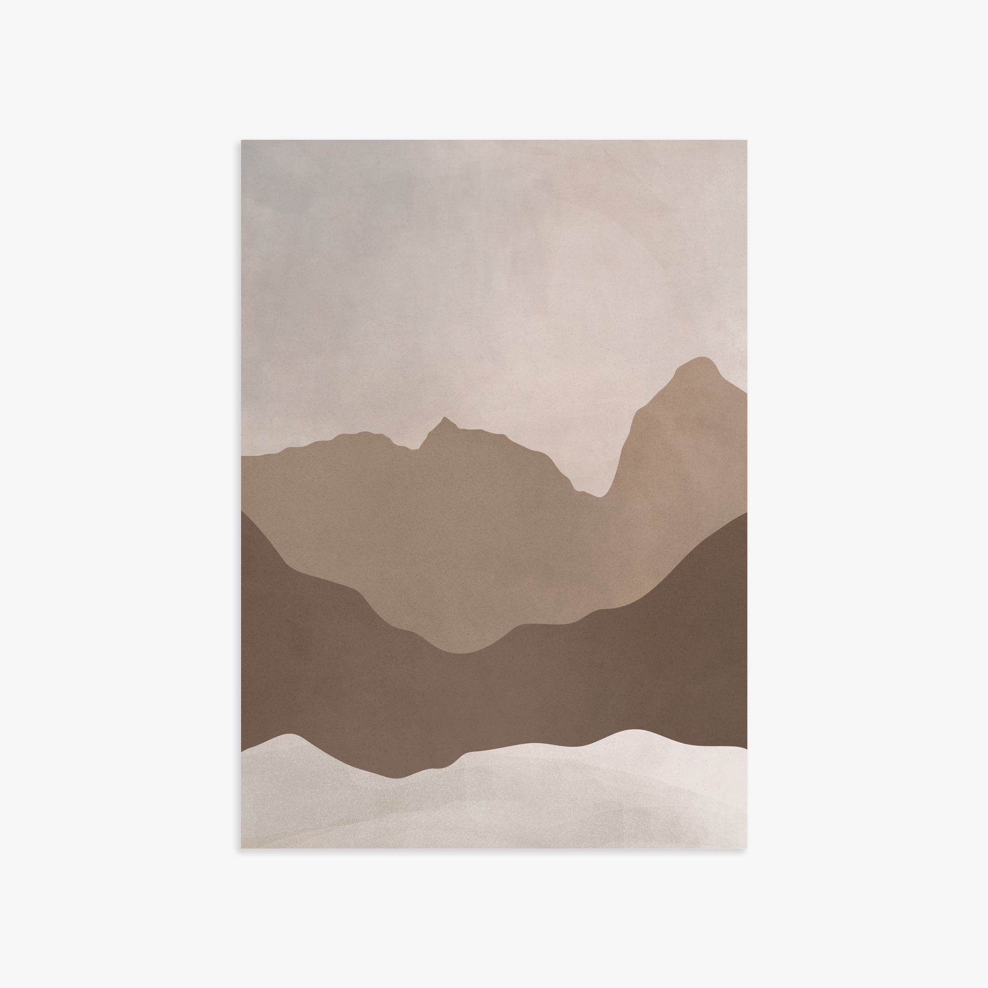 Serene Peaks, 50x70cm Poster Unframed